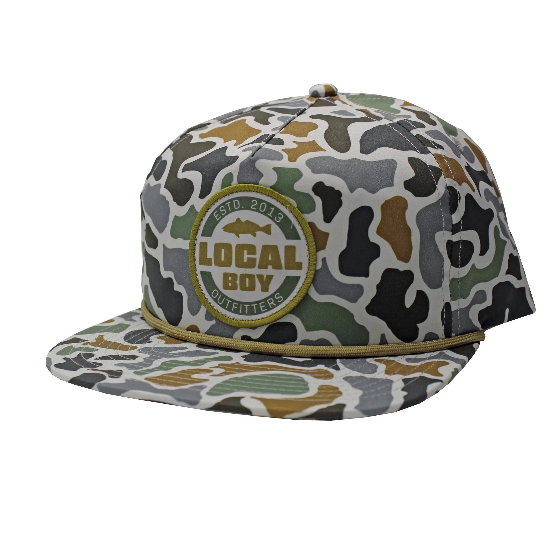 LOCAL BOY OUTFITTERS Men's Hats LOCALFLAGE BLUFF / OS Local Boy Men's Classic Red Low Profile Rope Hat L3000398LCB