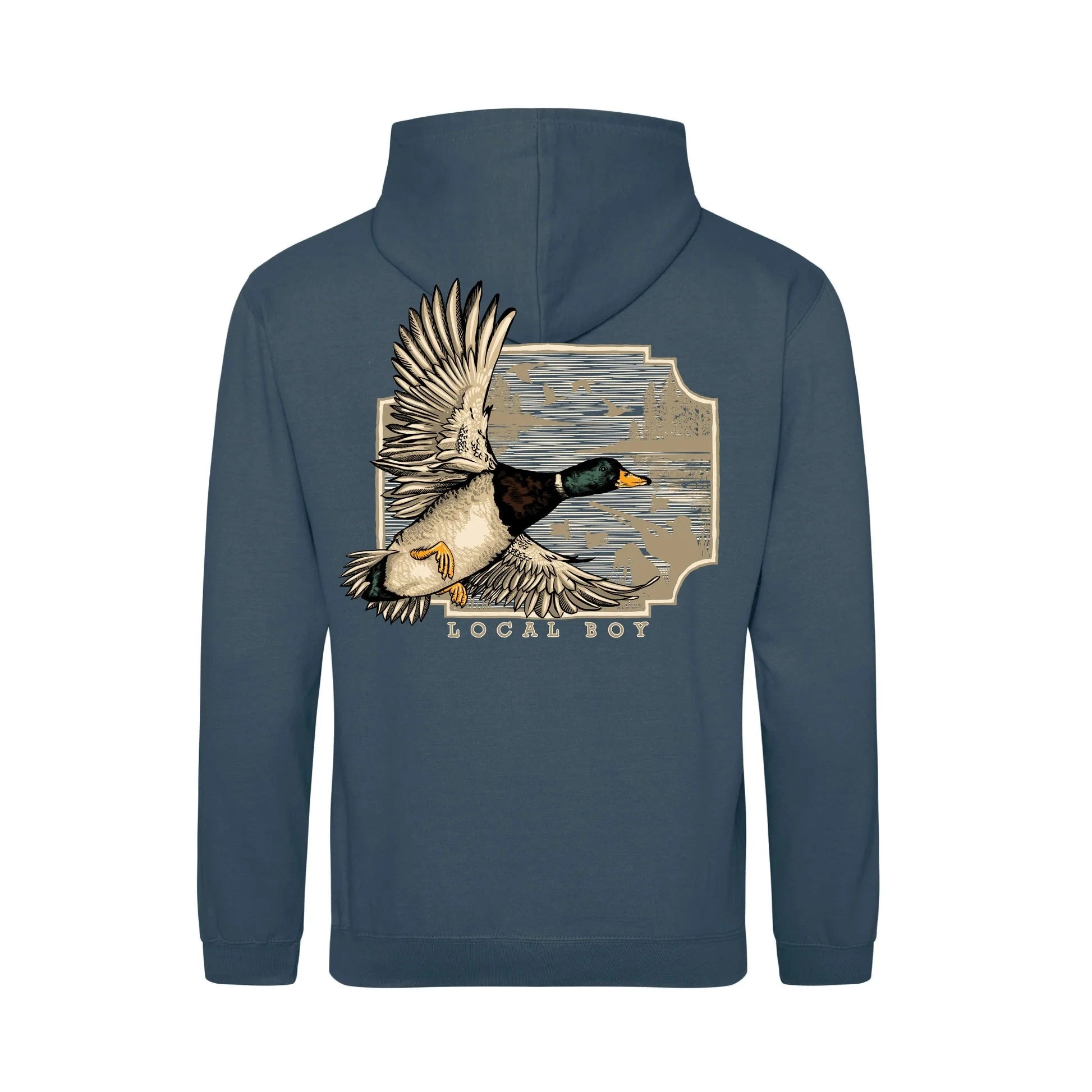 LOCAL BOY OUTFITTERS Men's Outerwear Local Boy Men's Brushwood Hoodie - Greenhead Flight