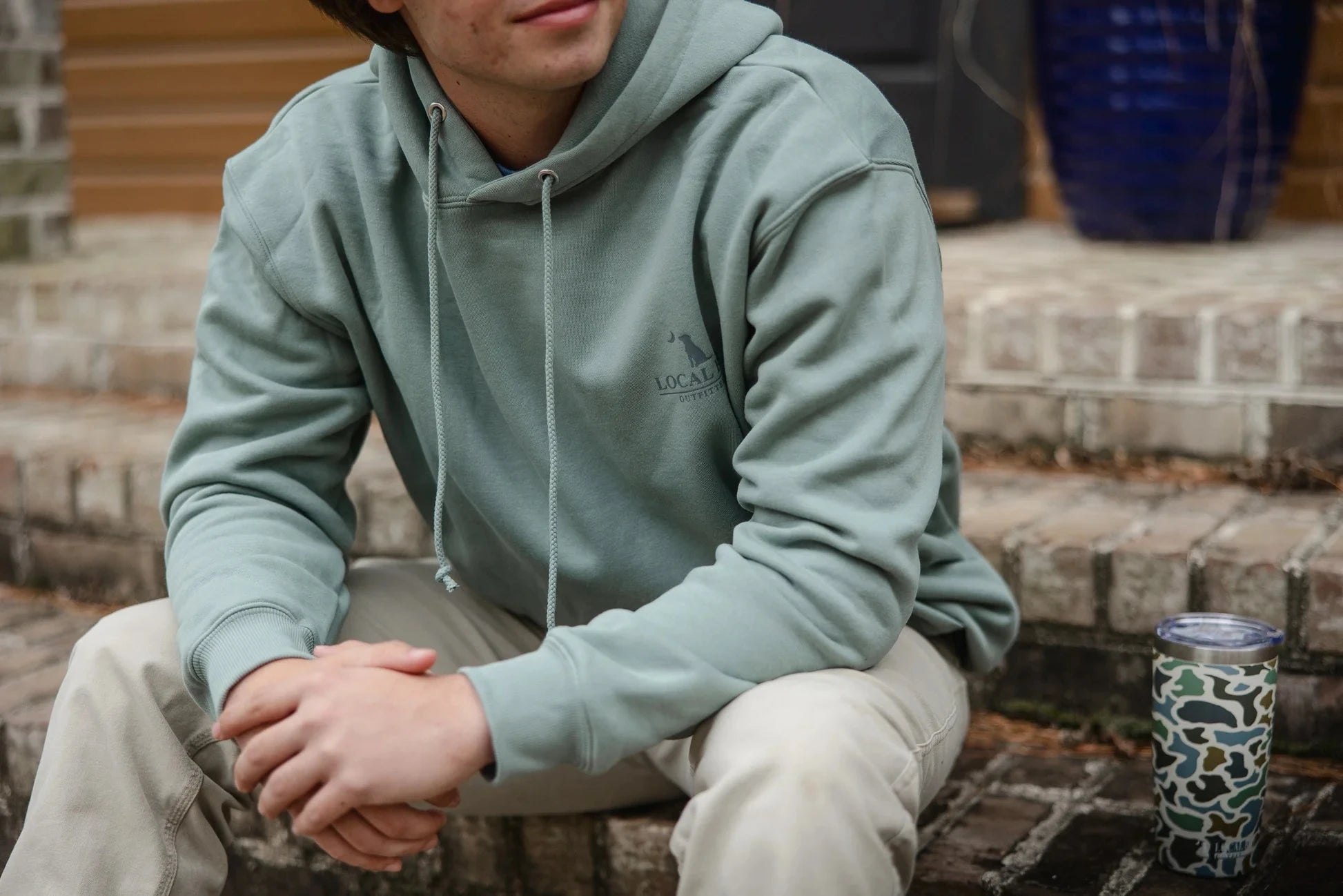 LOCAL BOY OUTFITTERS Men's Outerwear Local Boy Men's Brushwood Hoodie - Original Localflage Bluff