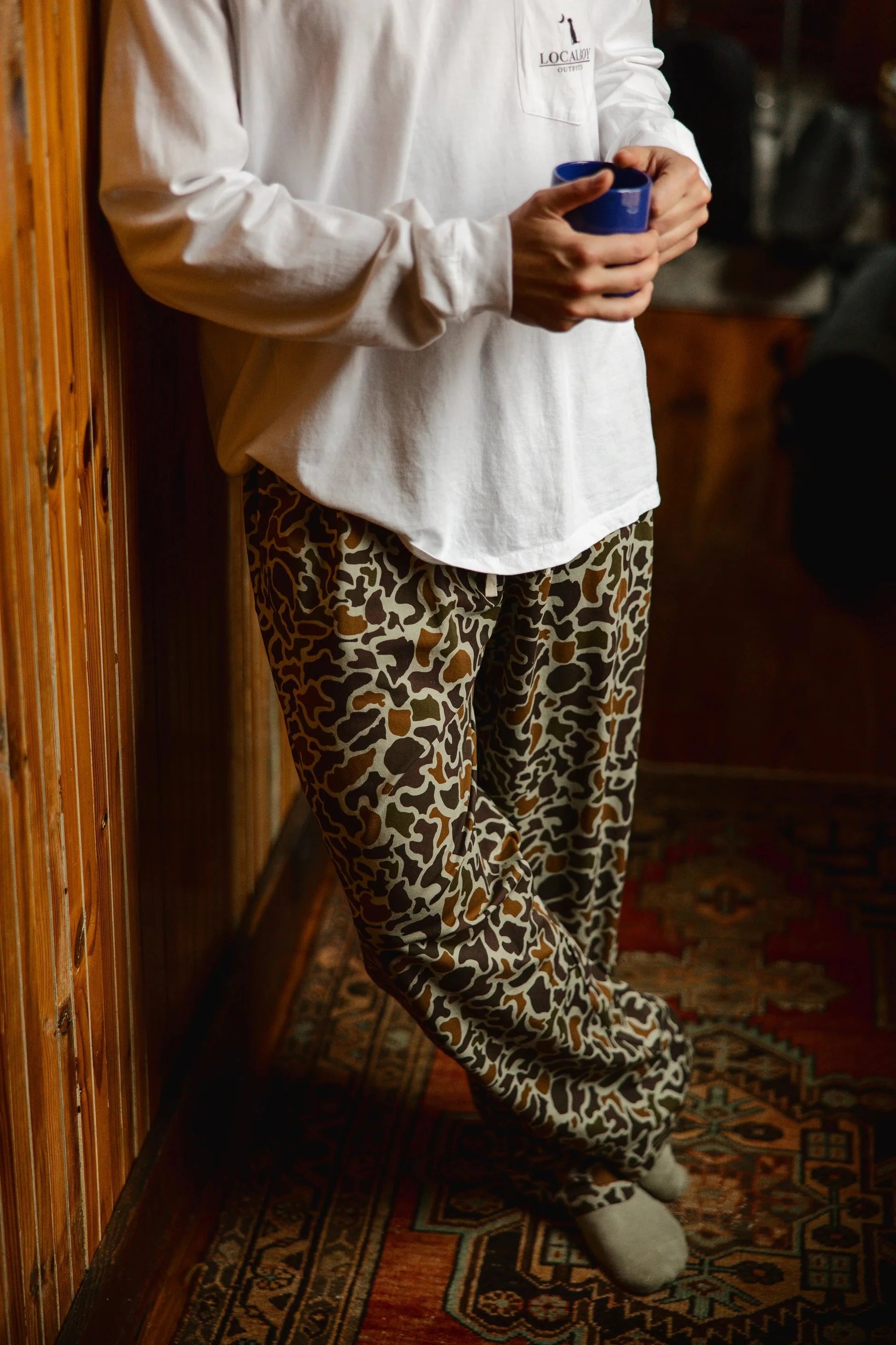 LOCAL BOY OUTFITTERS Men's Pants LOCALFLAGE VINTAGE / S Local Boy Men's Pajama Pant L1600005LCV