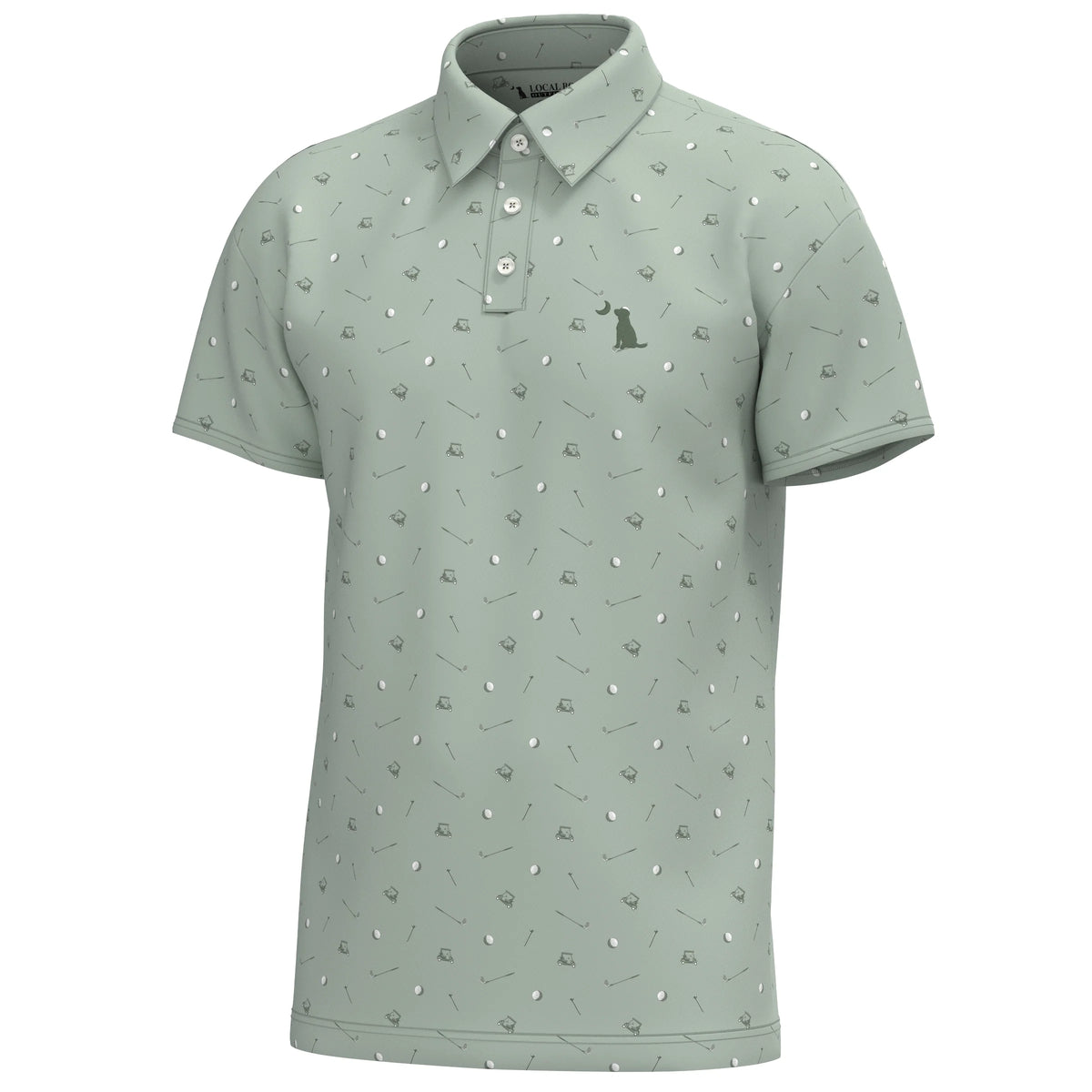 LOCAL BOY OUTFITTERS Men's Polo GIMME PUTT / S Local Boy Men's Dirty Myrtle Polo L1200060GPT