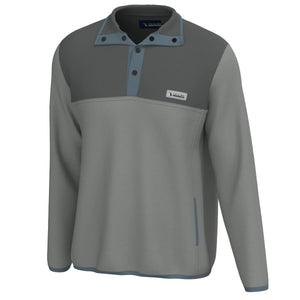 LOCAL BOY OUTFITTERS Men's Pullovers GRAY/LIGHT GRAY / S Local Boy Men's Quarter Snap Pullover L1300034GLG