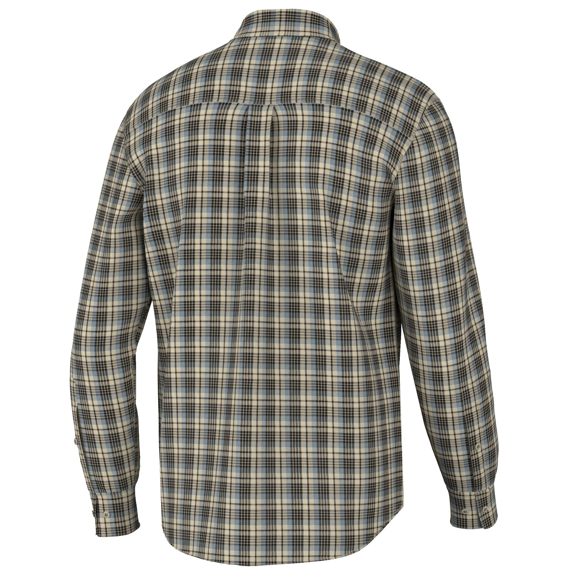 LOCAL BOY OUTFITTERS Men's Sport Shirt SLATE/BEIGE/MOCHA / S Local Boy Men's Grange Dress Shirt L1500051SBM