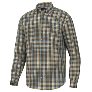 LOCAL BOY OUTFITTERS Men's Sport Shirt SLATE/BEIGE/MOCHA / S Local Boy Men's Grange Dress Shirt L1500051SBM