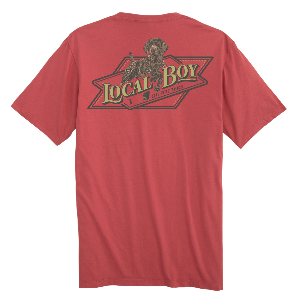 LOCAL BOY OUTFITTERS Men's Tees BRICK / S Local Boy Men's Geometric GSP T-Shirt L1000797BRC