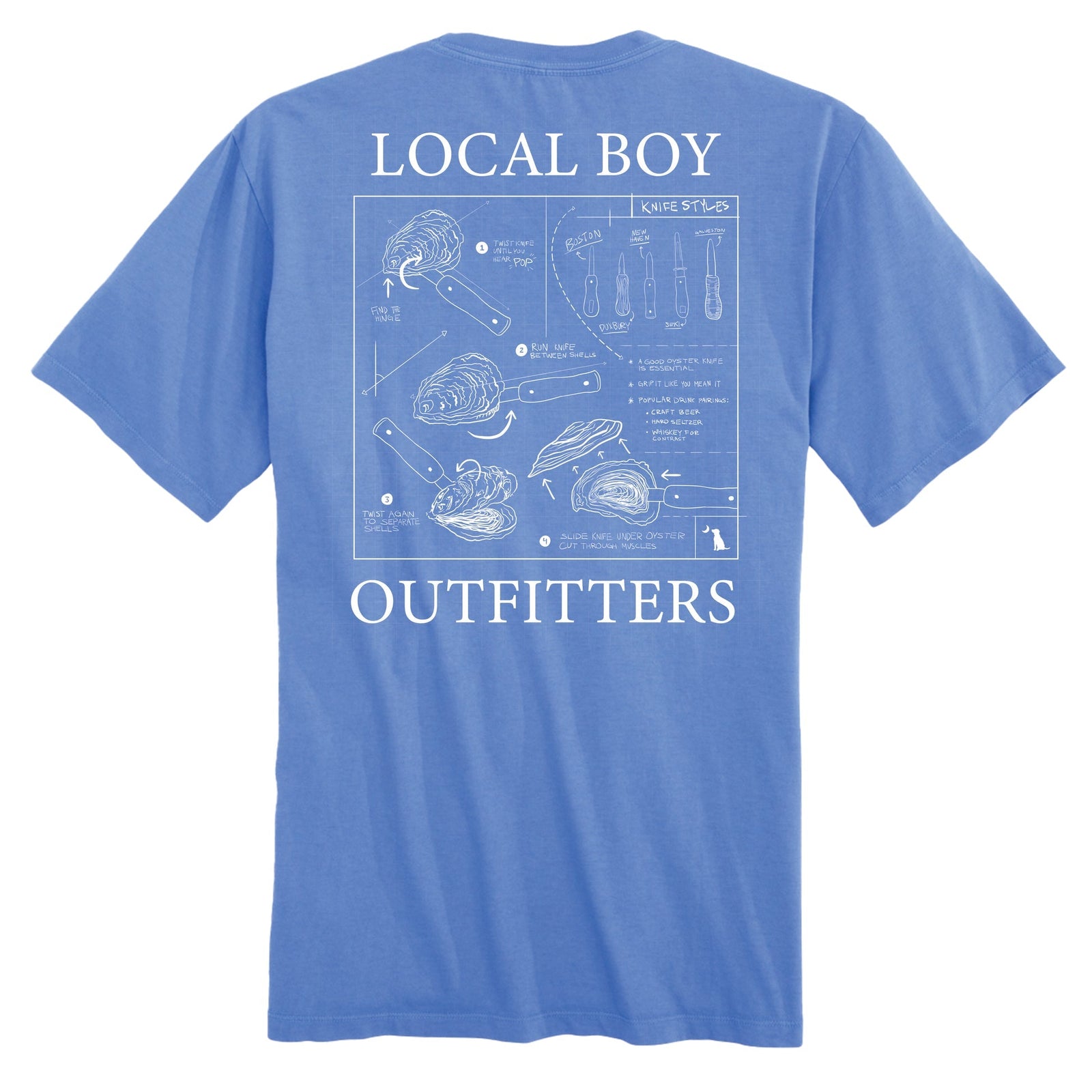 LOCAL BOY OUTFITTERS Men's Tees Local Boy Men's Blueprint T-Shirt