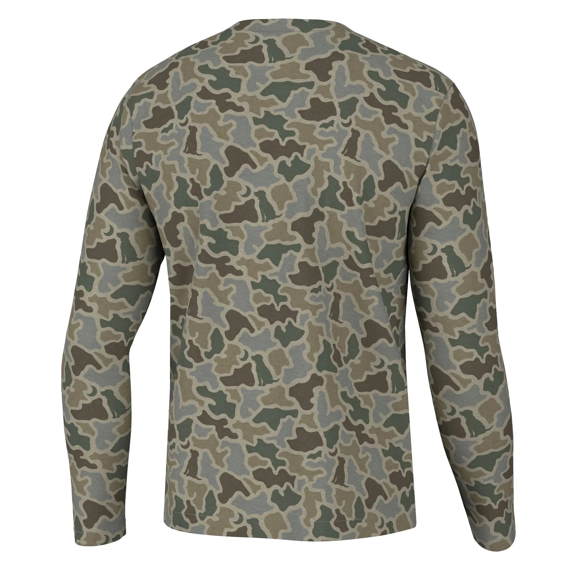 LOCAL BOY OUTFITTERS Men's Tees Local Boy Men's L/S Heather-Blend Crew || David's Clothing