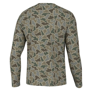 LOCAL BOY OUTFITTERS Men's Tees Local Boy Men's L/S Heather-Blend Crew || David's Clothing