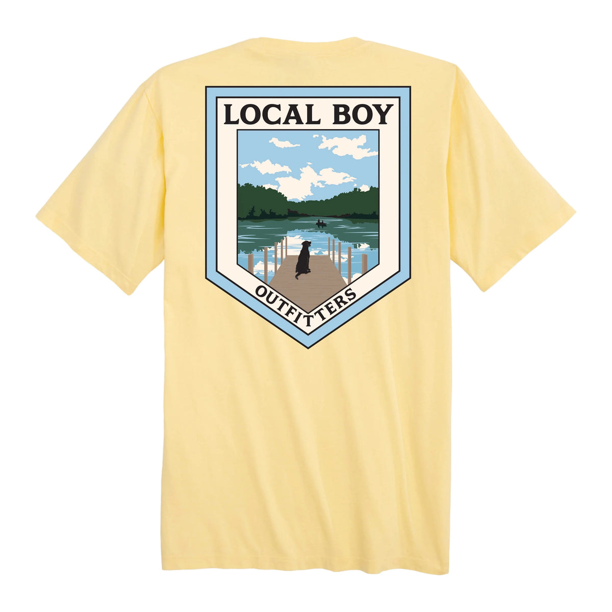 LOCAL BOY OUTFITTERS Men's Tees Local Boy Men's Lake Plate T-Shirt