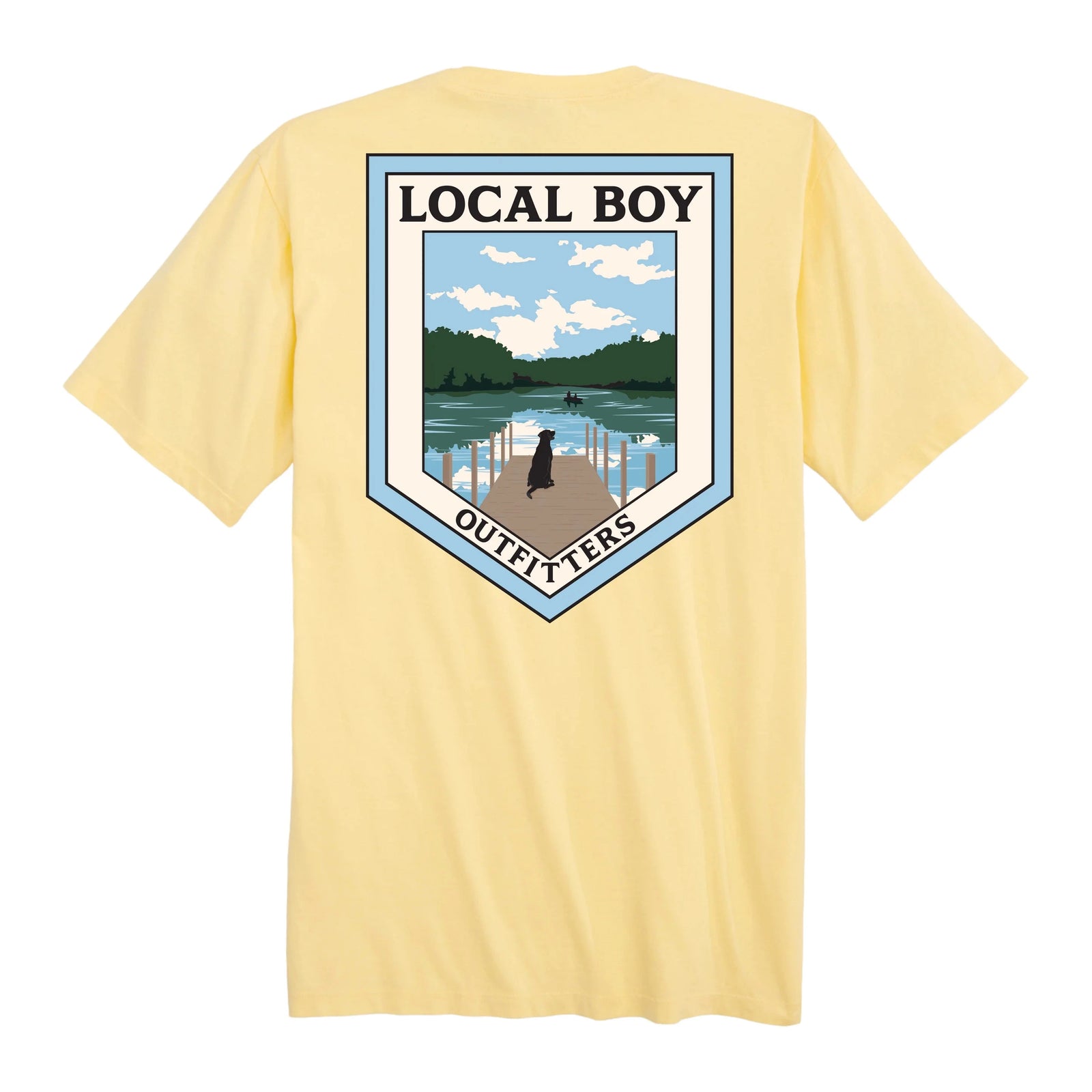 LOCAL BOY OUTFITTERS Men's Tees Local Boy Men's Lake Plate T-Shirt
