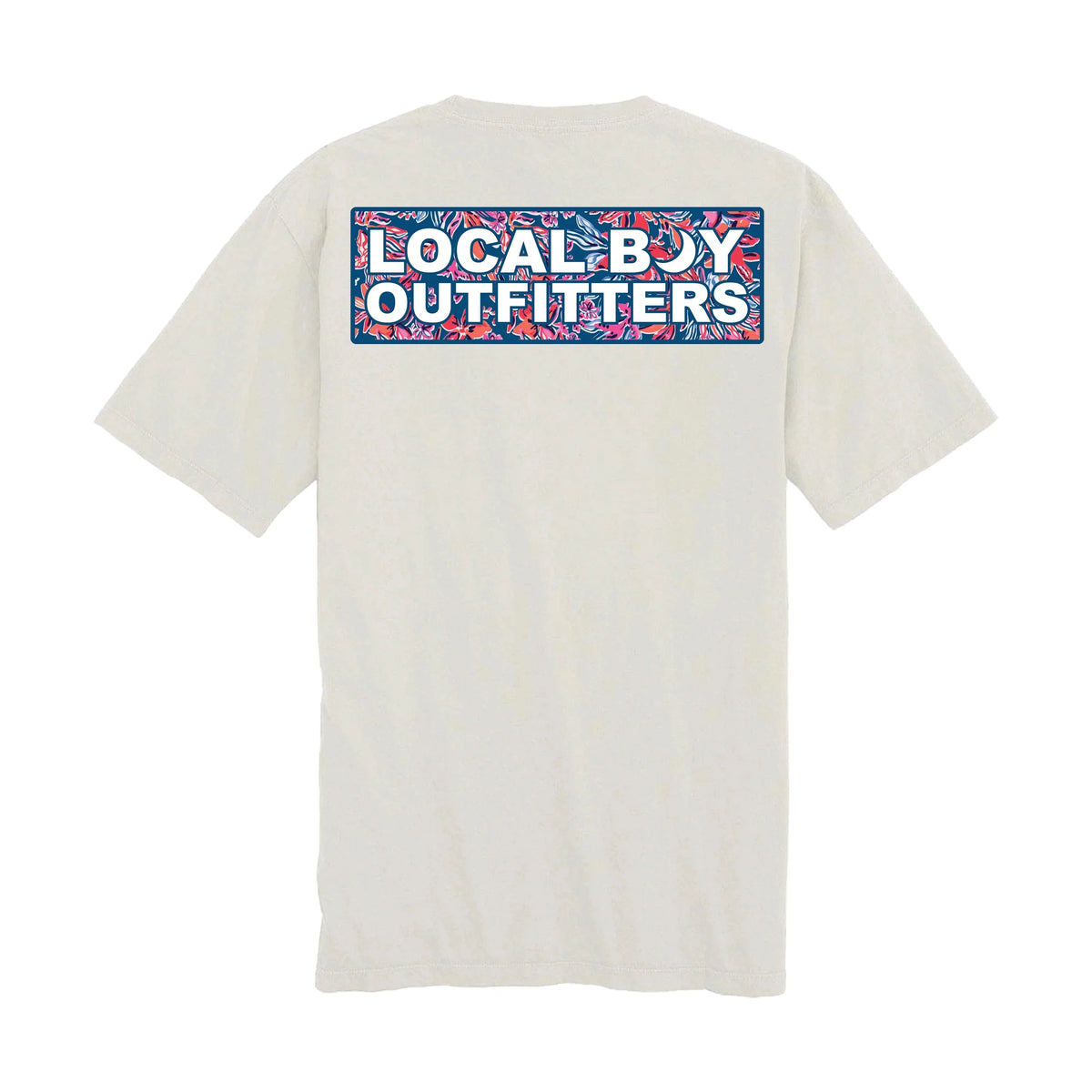 LOCAL BOY OUTFITTERS Men's Tees Local Boy Men's Tropical USA Label T-Shirt || David's Clothing