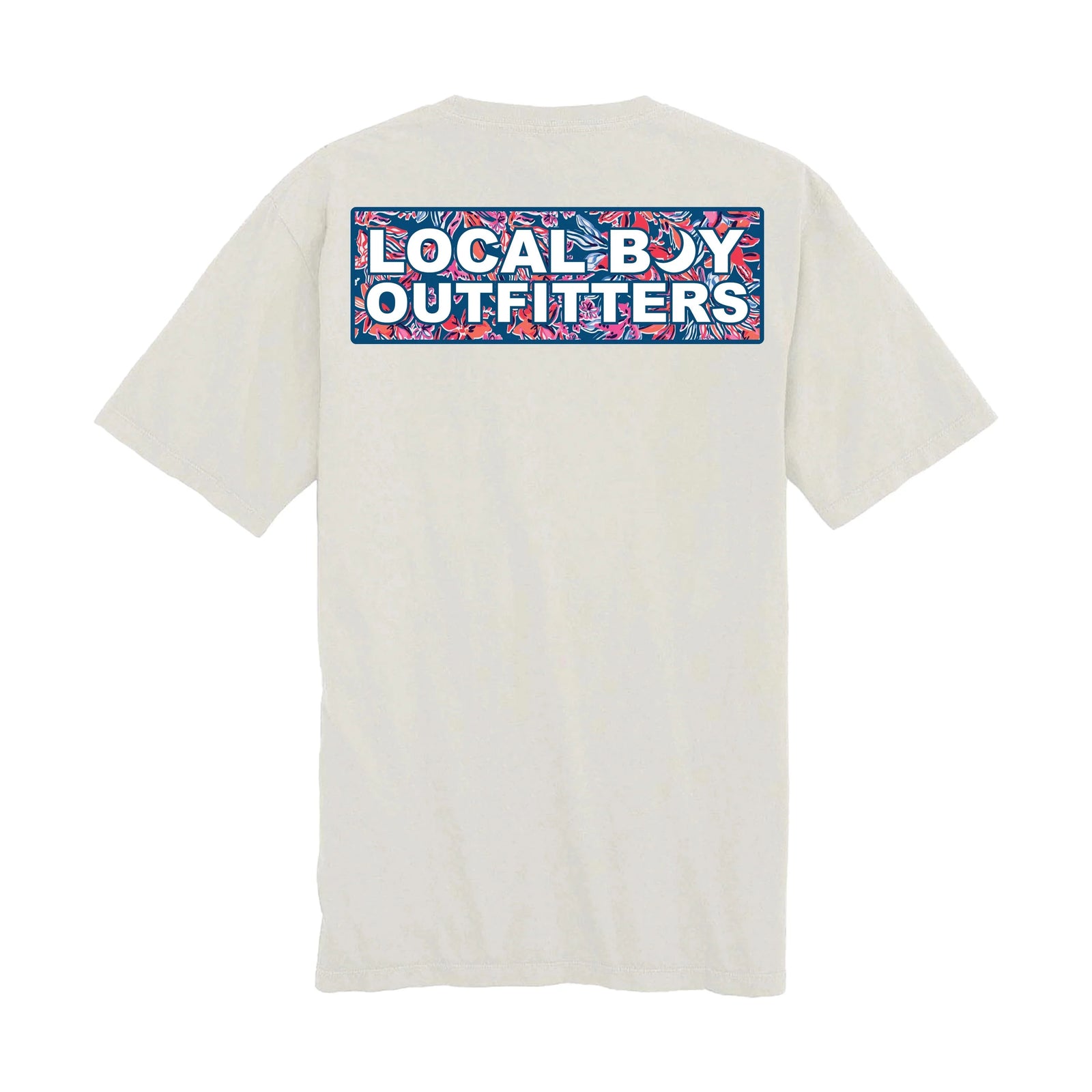 LOCAL BOY OUTFITTERS Men's Tees Local Boy Men's Tropical USA Label T-Shirt || David's Clothing