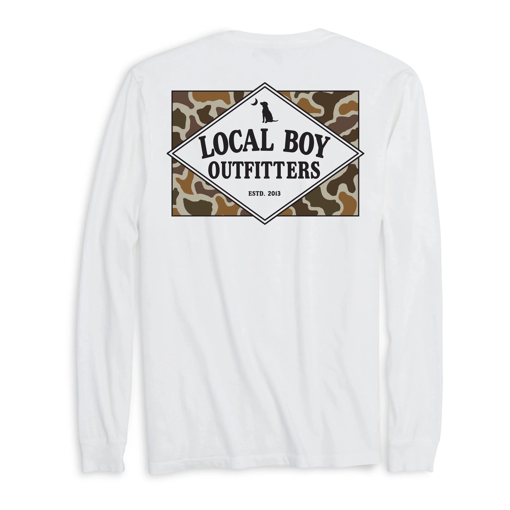LOCAL BOY OUTFITTERS Men's Tees Local Boy Men's Vintage Founder's Flag L/S T-Shirt