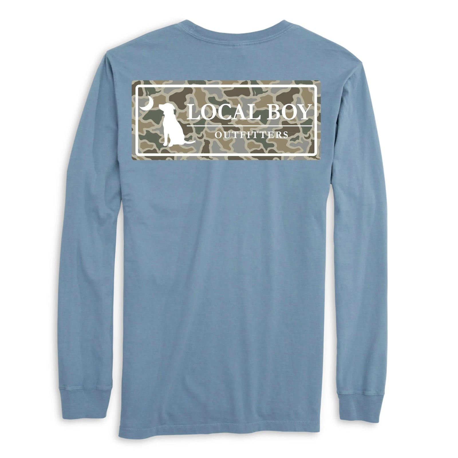 LOCAL BOY OUTFITTERS Men's Tees Local Boy Sand Dog & Moon Plate L/S T-Shirt