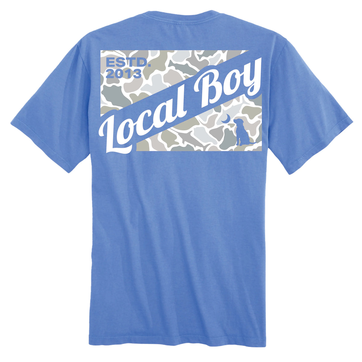 LOCAL BOY OUTFITTERS Men's Tees Local Boys Camo Flag Saltwater T-Shirt