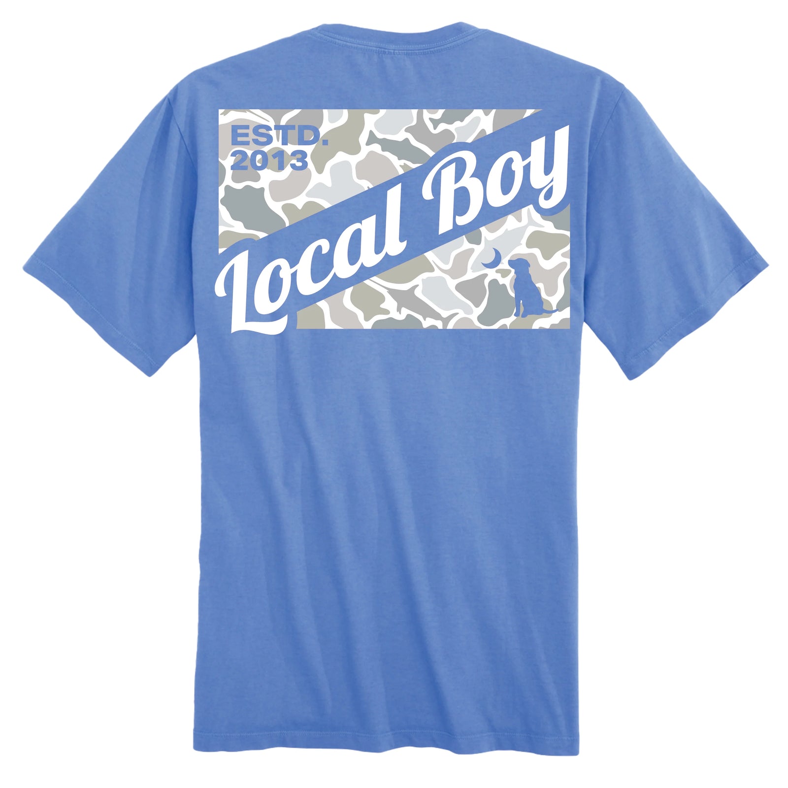 LOCAL BOY OUTFITTERS Men's Tees Local Boys Camo Flag Saltwater T-Shirt