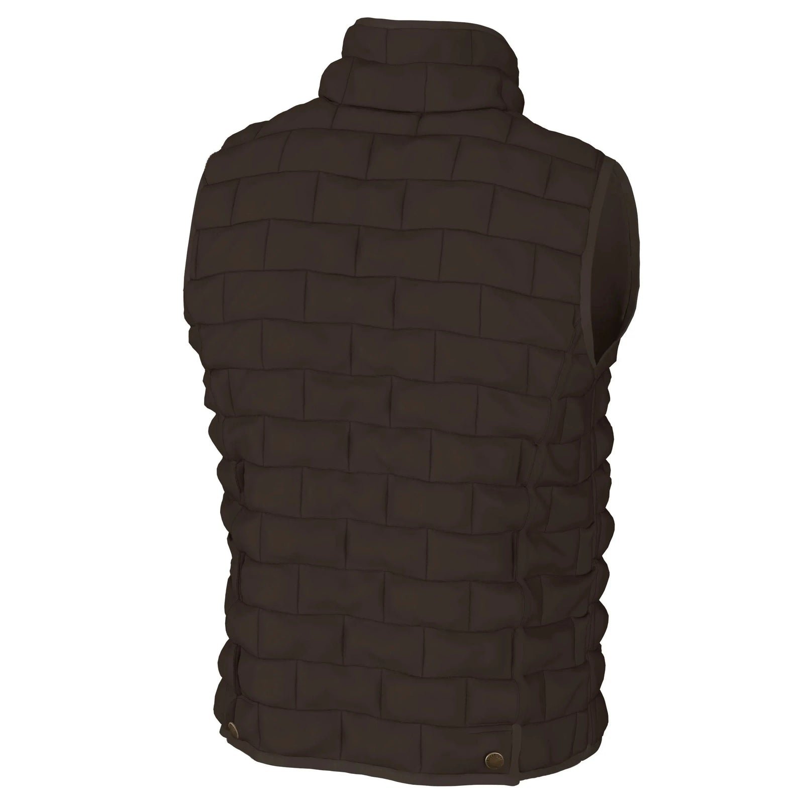 LOCAL BOY OUTFITTERS Mens Jackets COFFEE / S Local Boy Men's Brick Quilted Vest L1300042COF