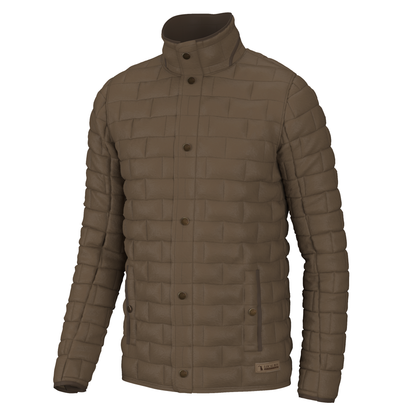 LOCAL BOY OUTFITTERS Mens Jackets MOCHA / S Local Boy Men's Brick Quilted Jacket L1300043MCA