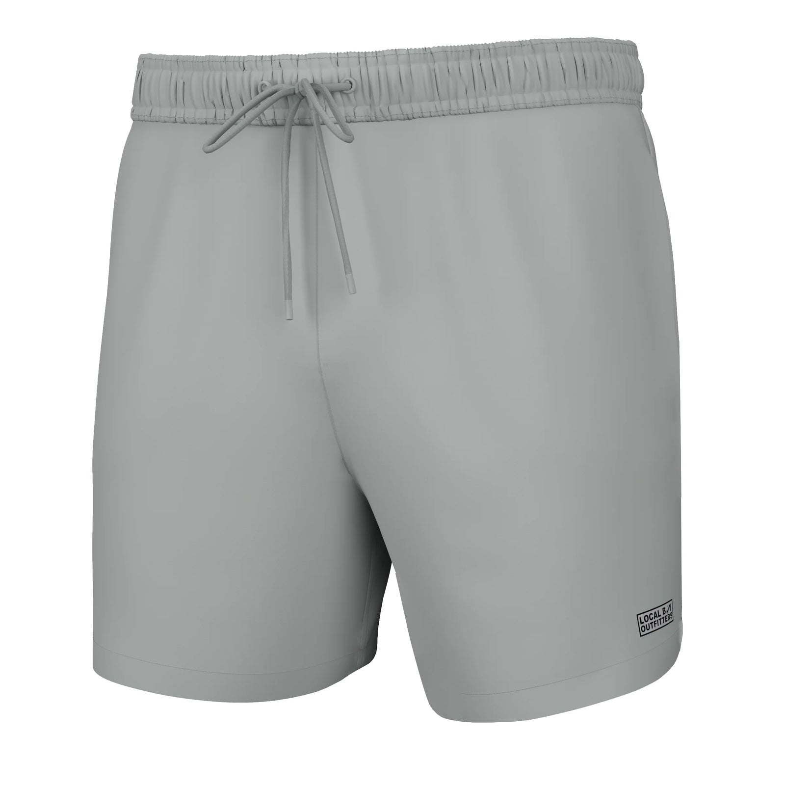 LOCAL BOY OUTFITTERS Mens Shorts COOL GREY / S Local Boy Men's Bayview Swim Trunk || David's Clothing L1600021CGRY