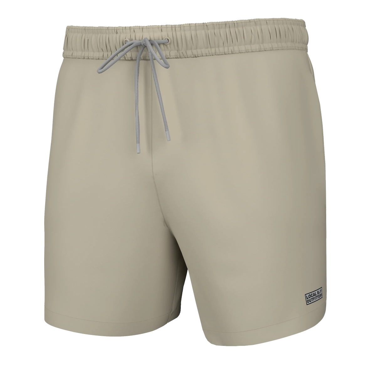 LOCAL BOY OUTFITTERS Mens Shorts KHAKI / S Local Boy Men's Bayview Swim Trunk || David's Clothing L1600021KHK