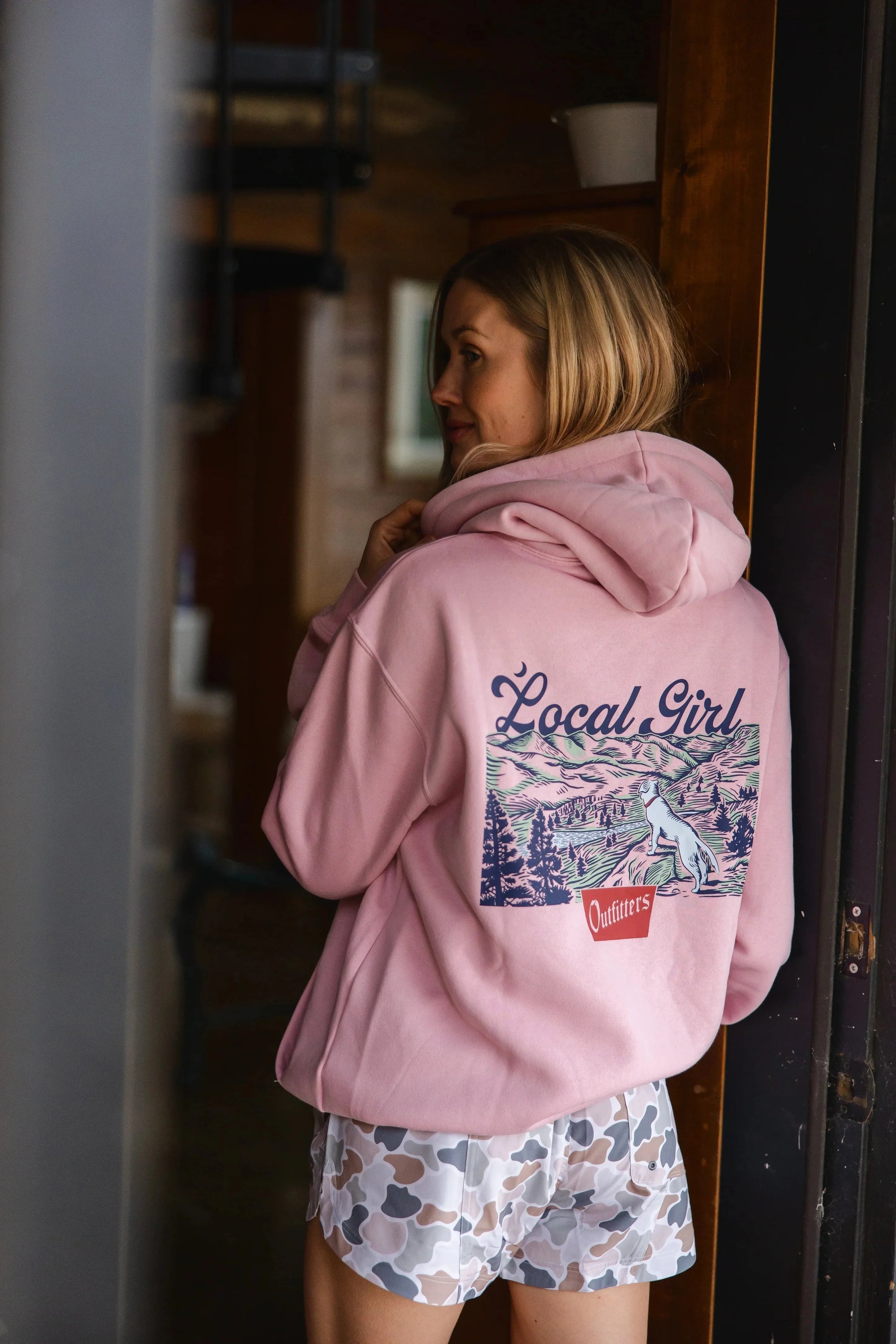 LOCAL GIRL Women's Outerwear Local Girl Brushwood Hoodie - Lookout