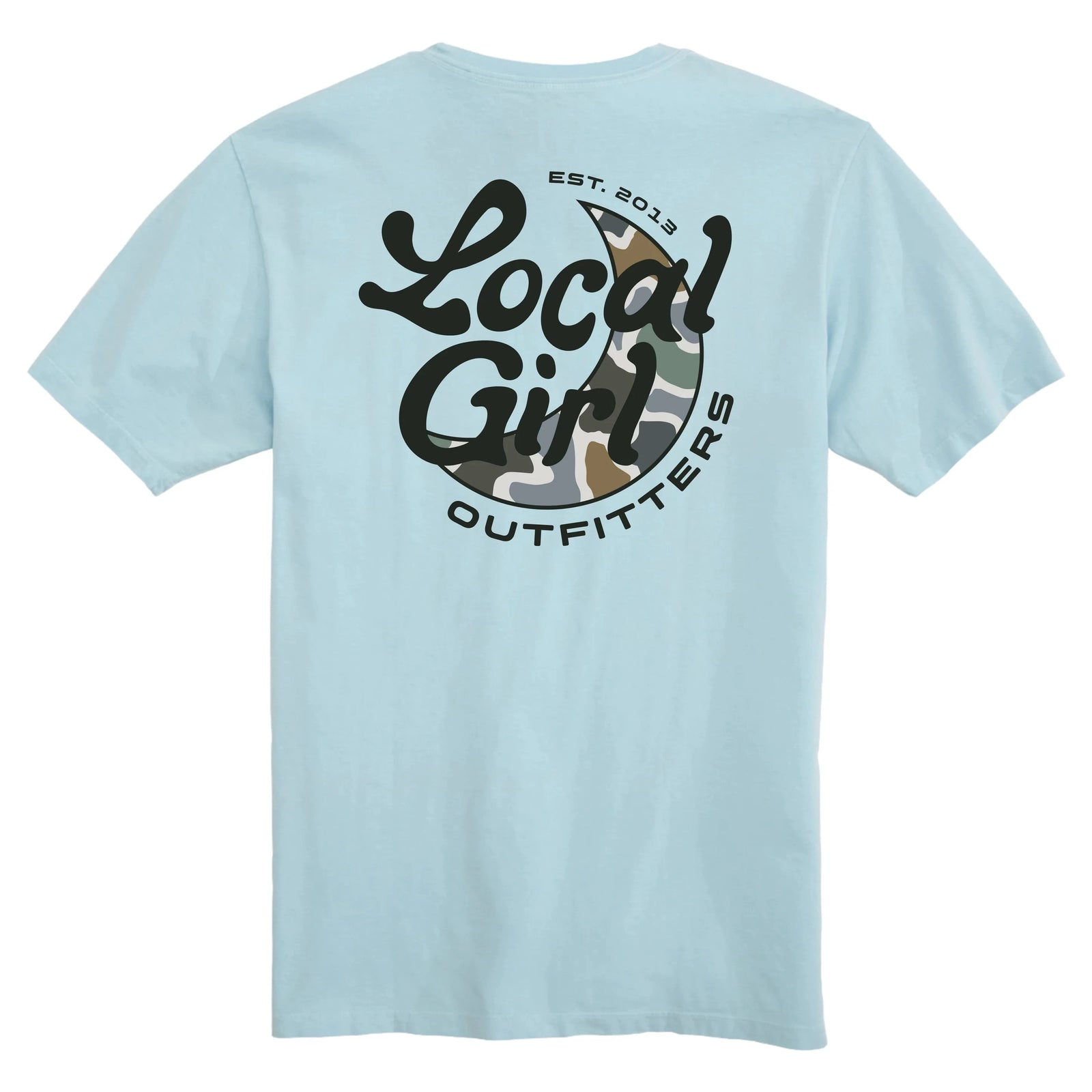 LOCAL GIRL Women's Tee Local Girl Bluff Groovy Moon SS Tee