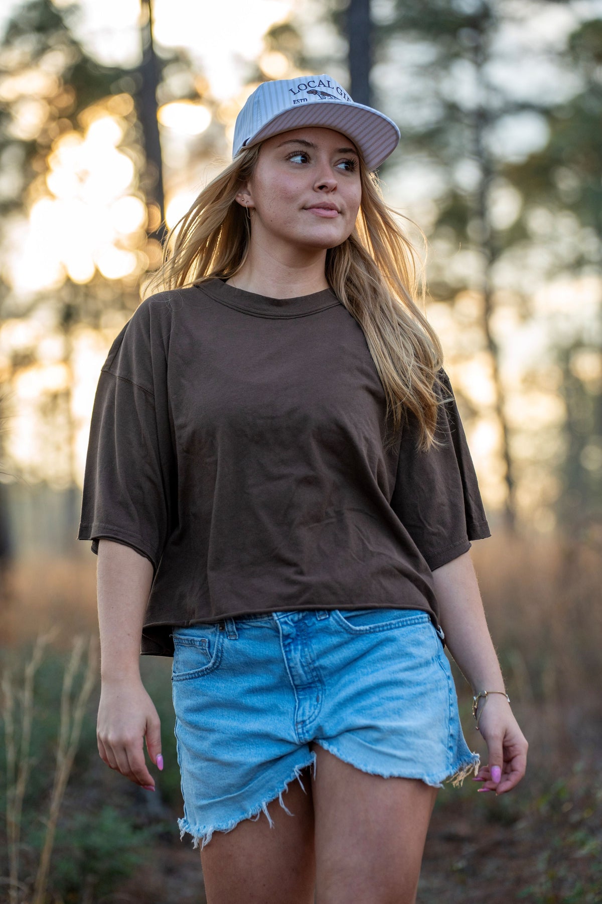 LOCAL GIRL Women's Tee Local Girl Boxy Crop T-Shirt