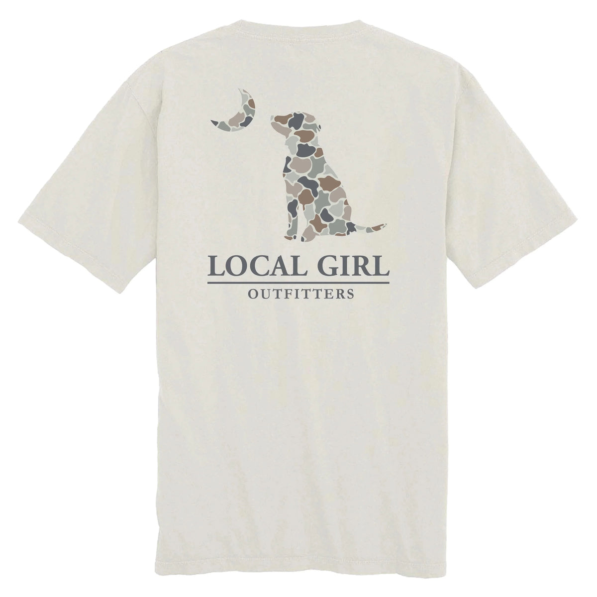 LOCAL GIRL Women's Tees Local Girl FC Flora Dog & Moon SS Tee