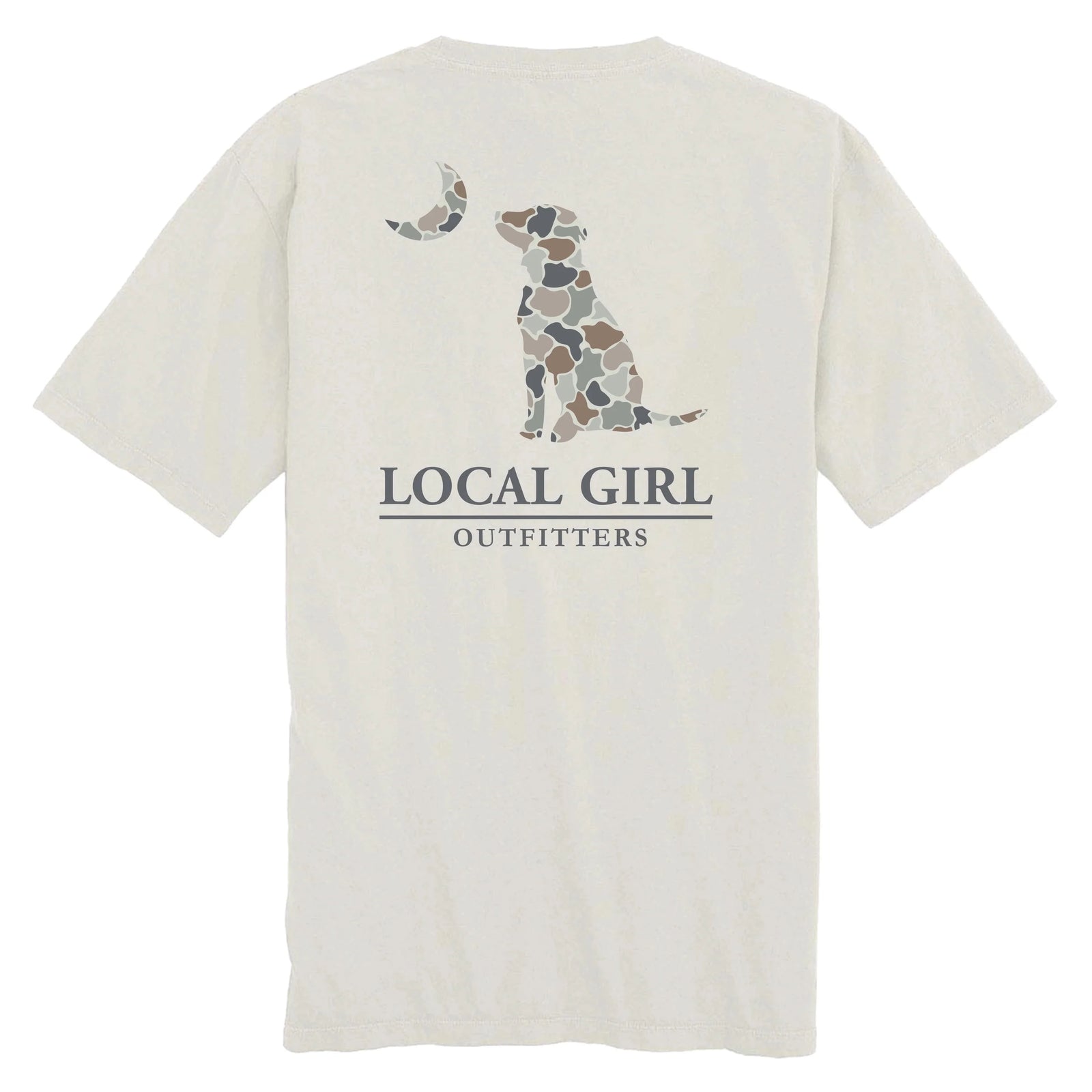 LOCAL GIRL Women's Tees Local Girl FC Flora Dog & Moon SS Tee