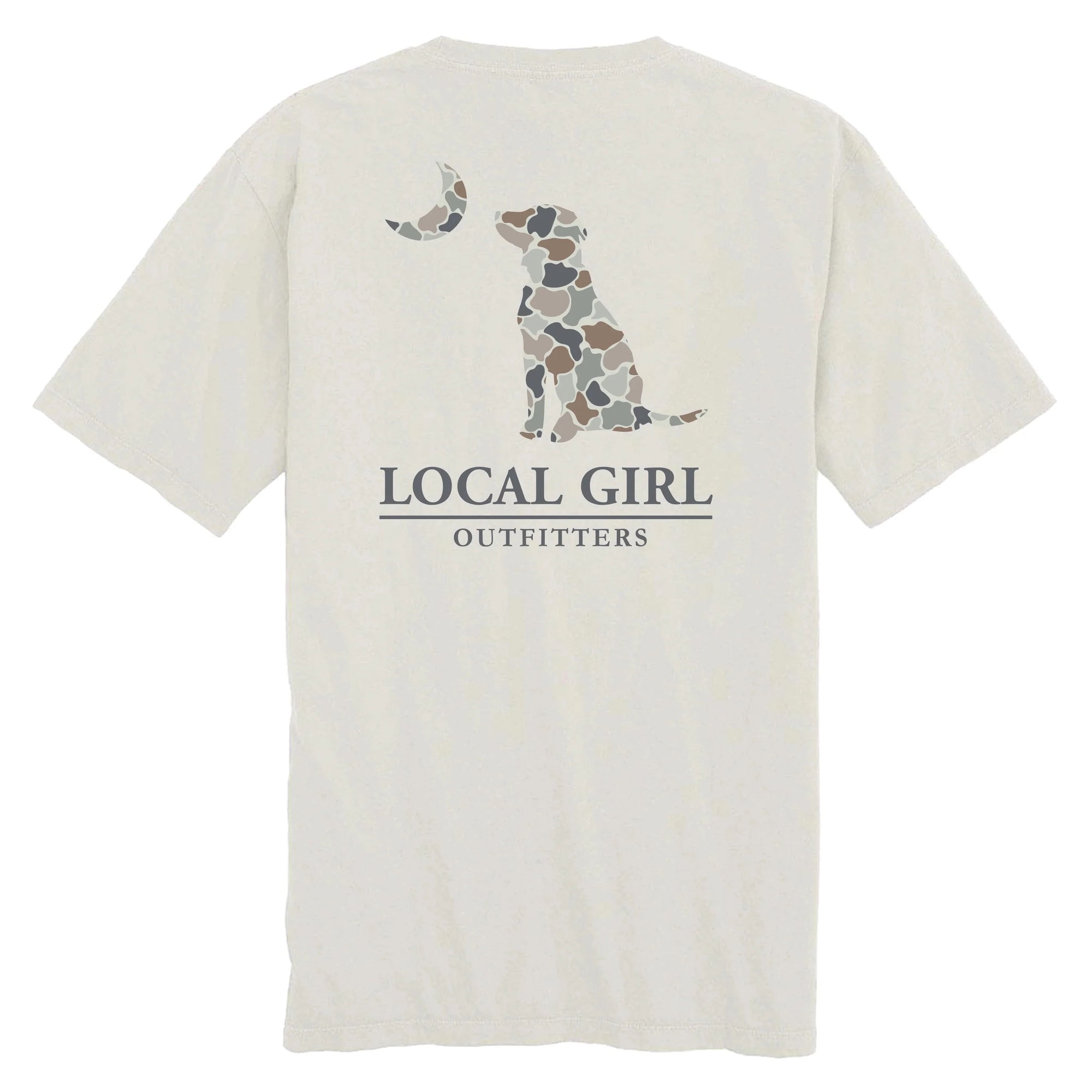 LOCAL GIRL Women's Tees Local Girl FC Flora Dog & Moon SS Tee