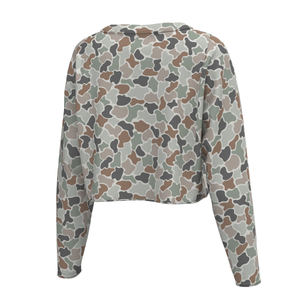 LOCAL GIRL Women's Top Local Girl Boxy Crop Long Sleeve T-Shirt
