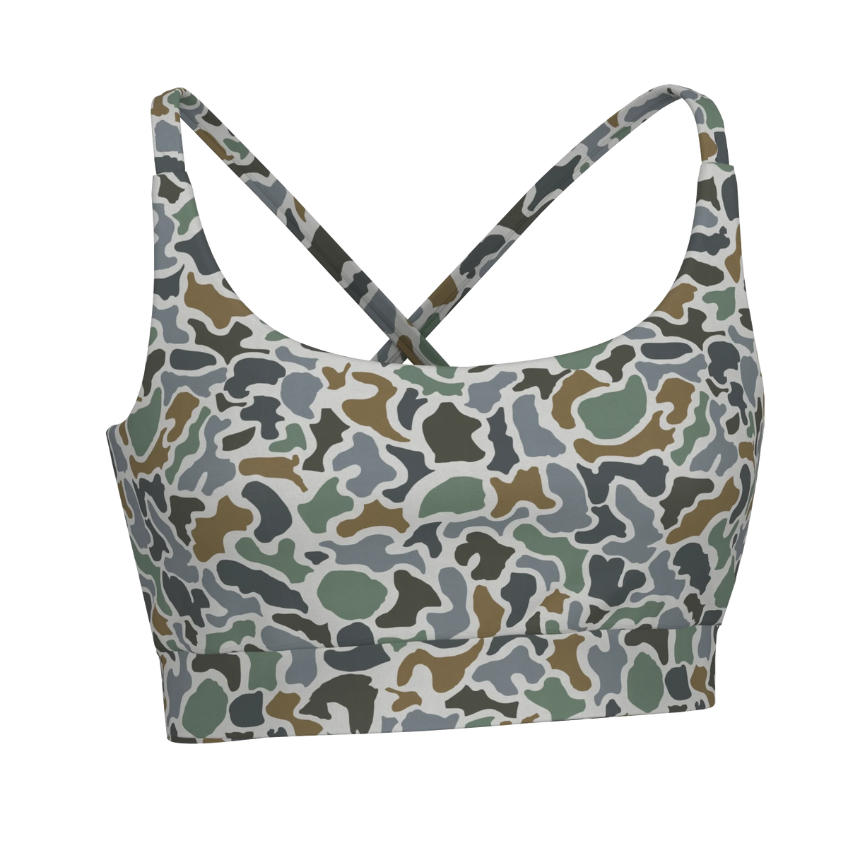 LOCAL GIRL Women's Top LOCALFLAGE BLUFF / XS Local Girl Sports Bra || David's Clothing L5140002