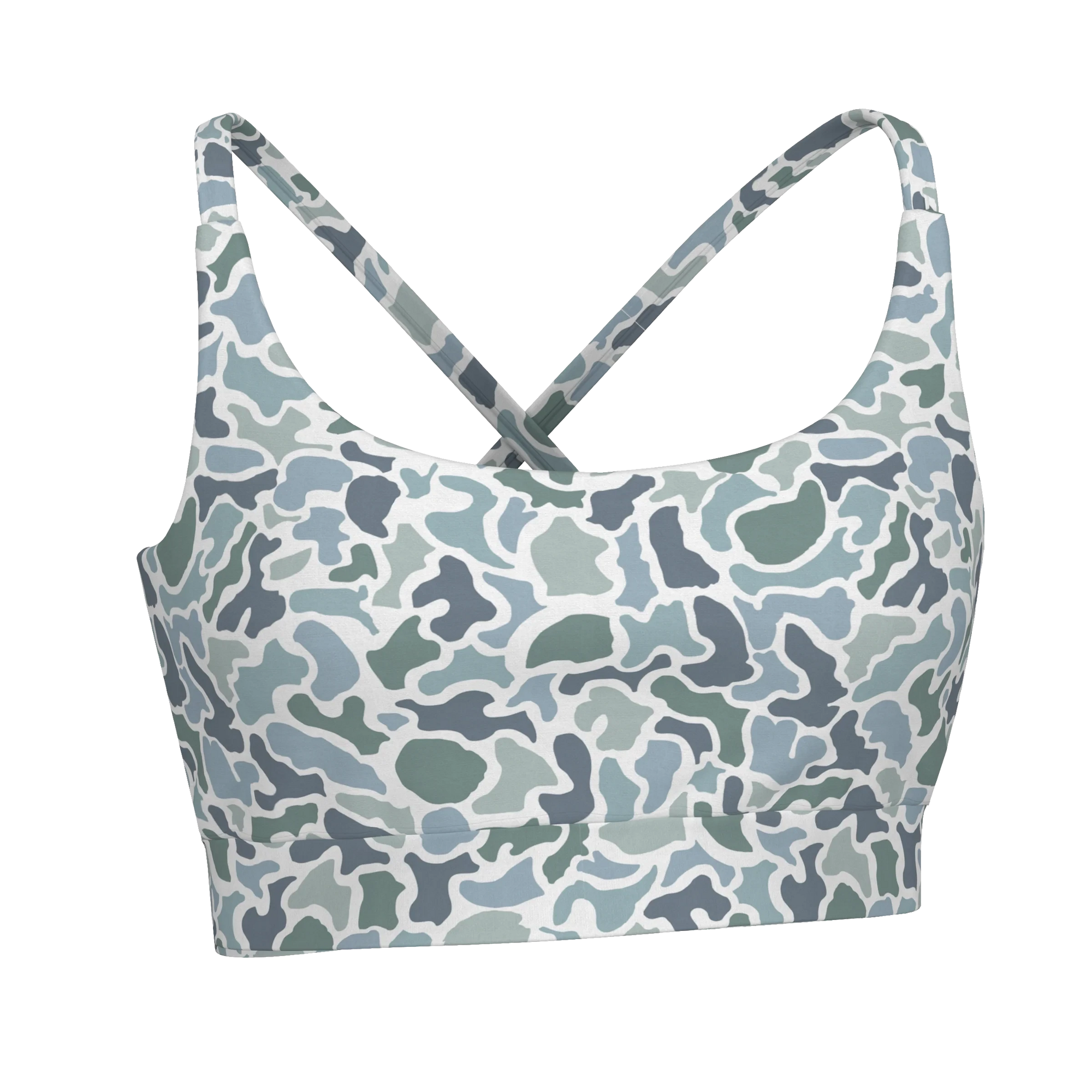 LOCAL GIRL Women's Top LOCALFLAGE COAST / XS Local Girl Sports Bra || David's Clothing L5140002C