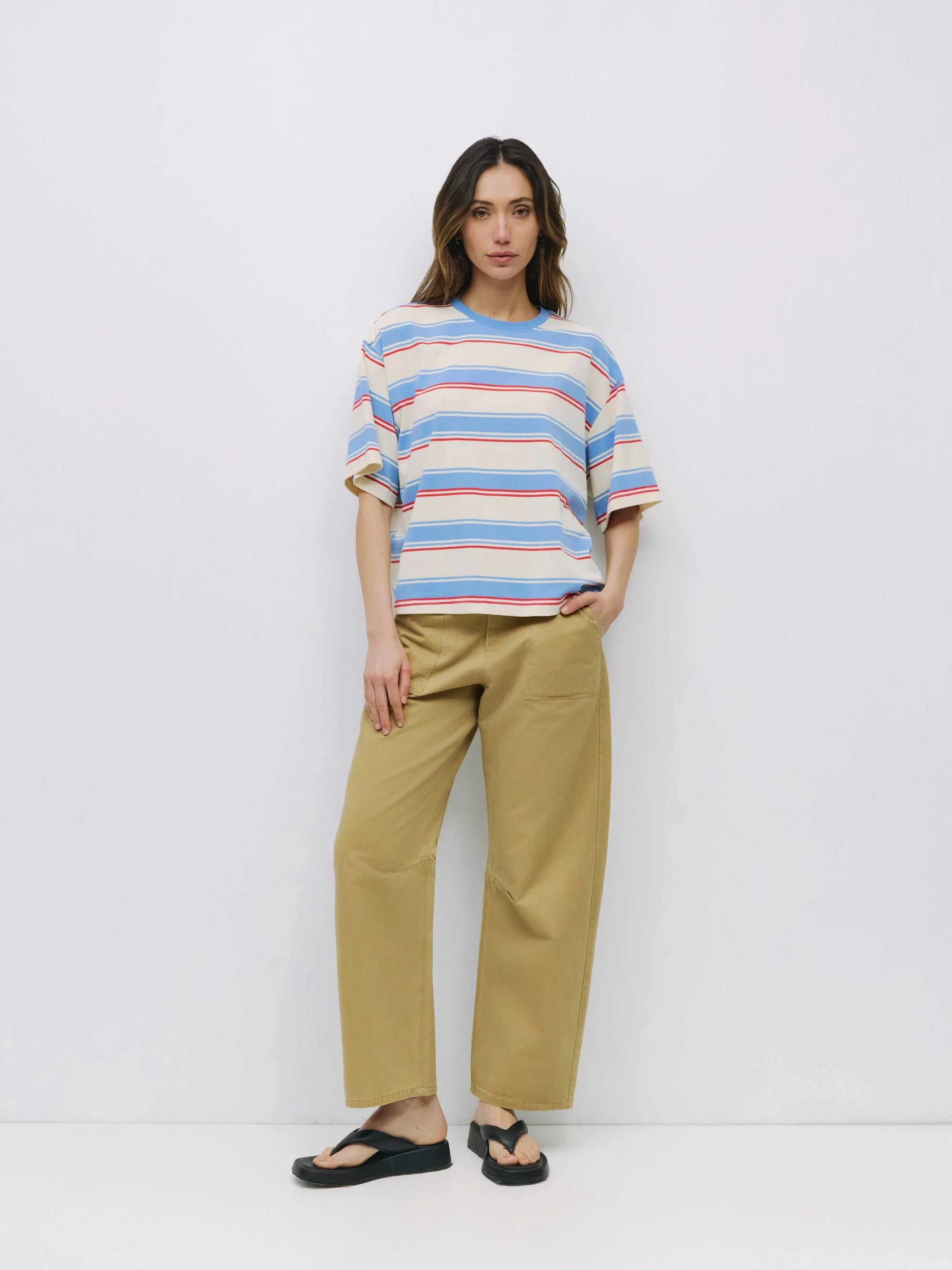 MOD REF Women's Top The Sunny Top - Baby Blue || David's Clothing