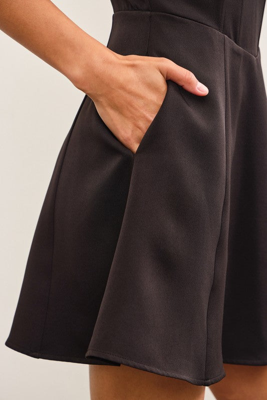 MUSTARD SEED Women's Dresses Corset Lined Flare Cami Dress || David's Clothing