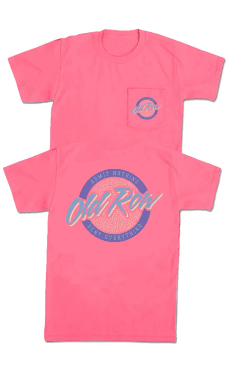 OLD ROW Men's Tees CRUNCHBERRY / S Old Row Circle Logo Tee || David's Clothing WROW3519