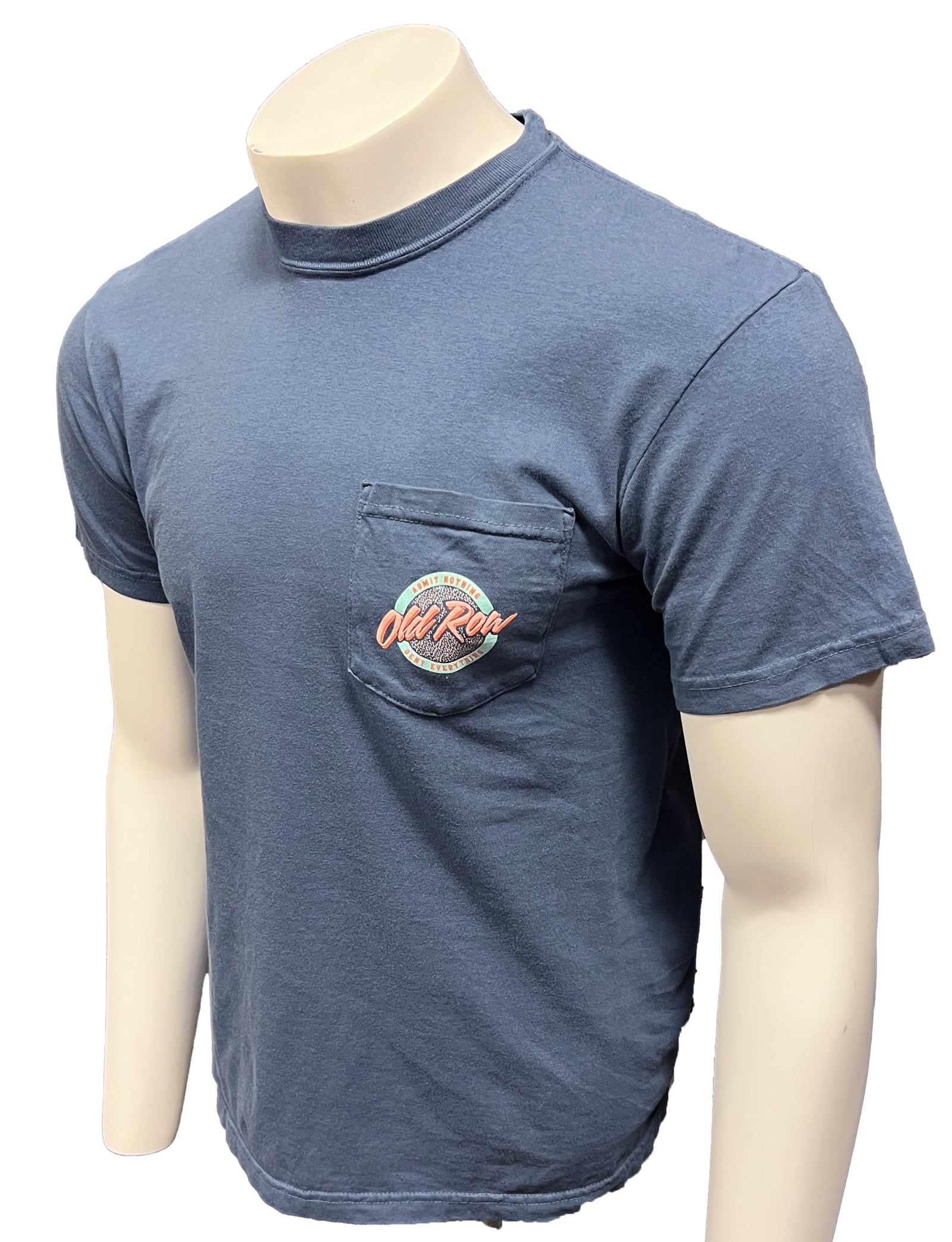 OLD ROW Men's Tees MIDNIGHT / S Old Row Circle Logo Pocket Tee WROW3518