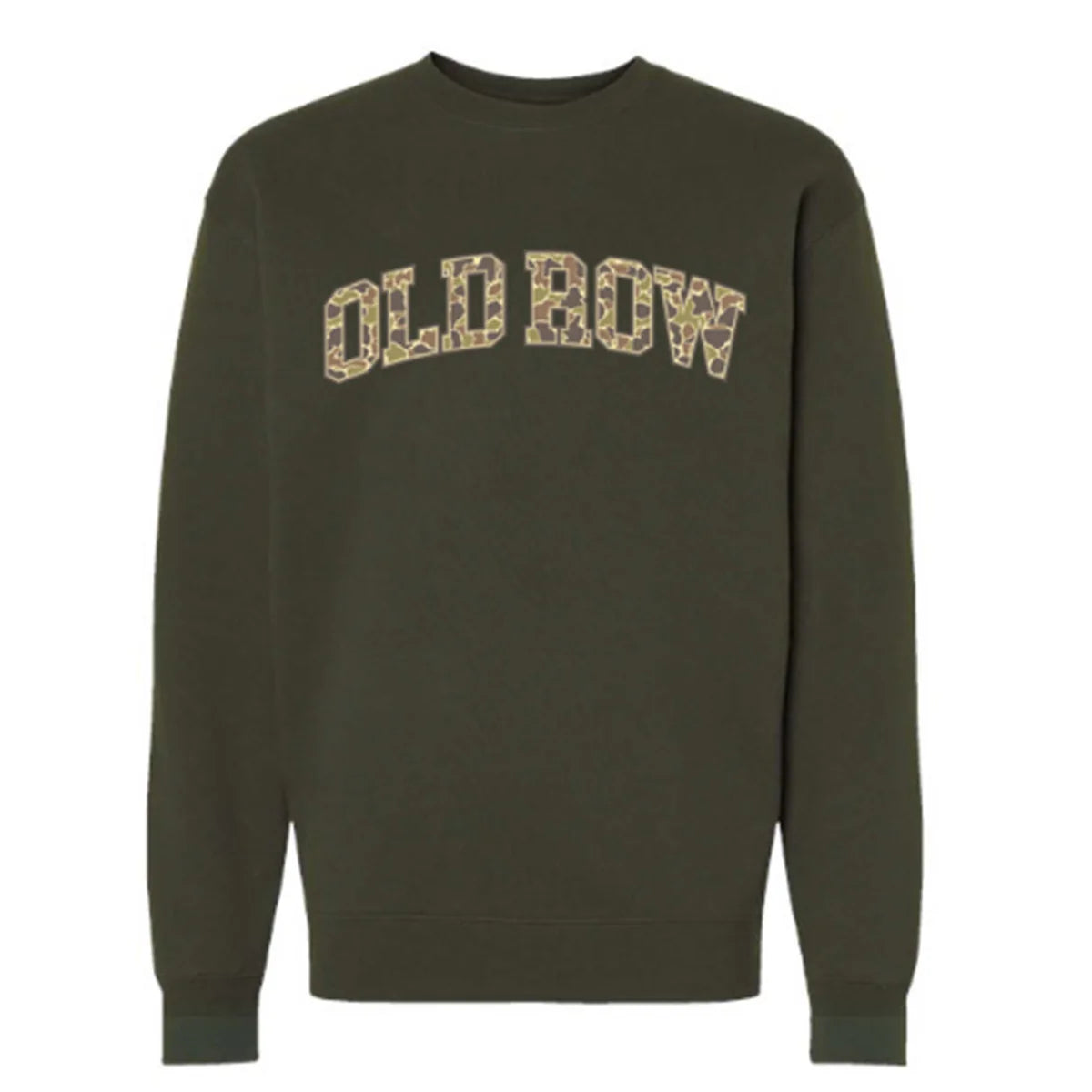 OLD ROW Women's Sweatshirt SLATE / S Old Row Camo Crewneck Sweatshirt WROW3368