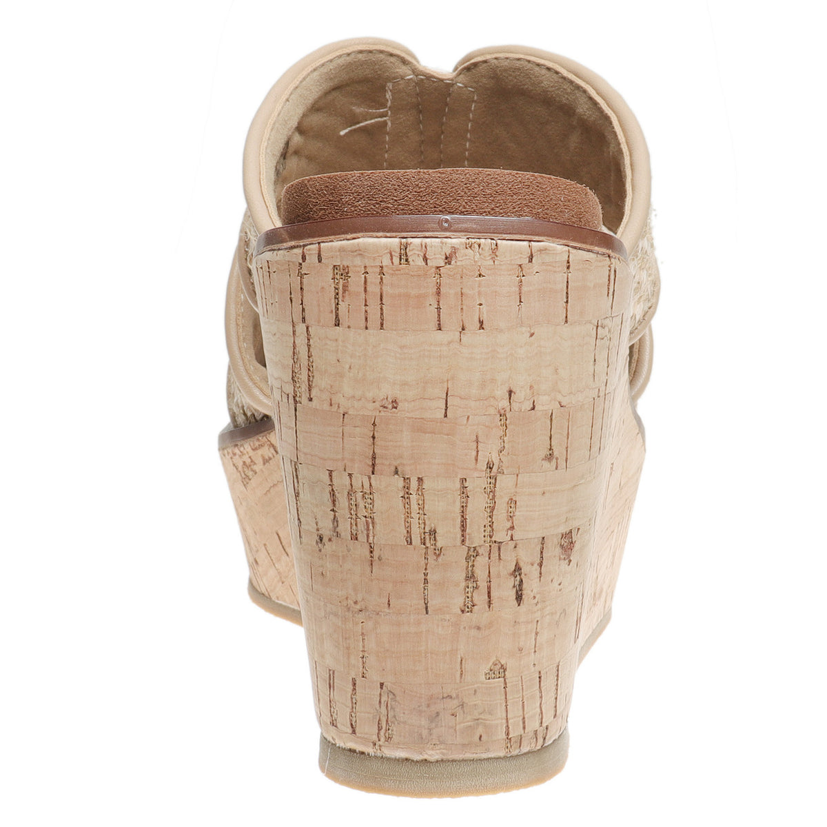 OLEM Women's Shoes Flynn-2 Natural Crochet Wedge Sandal