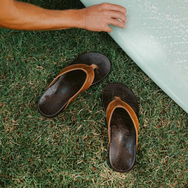 OLUKAI Mens Shoes Olukai Hikianalia Men’s Beach Sandals || David's Clothing