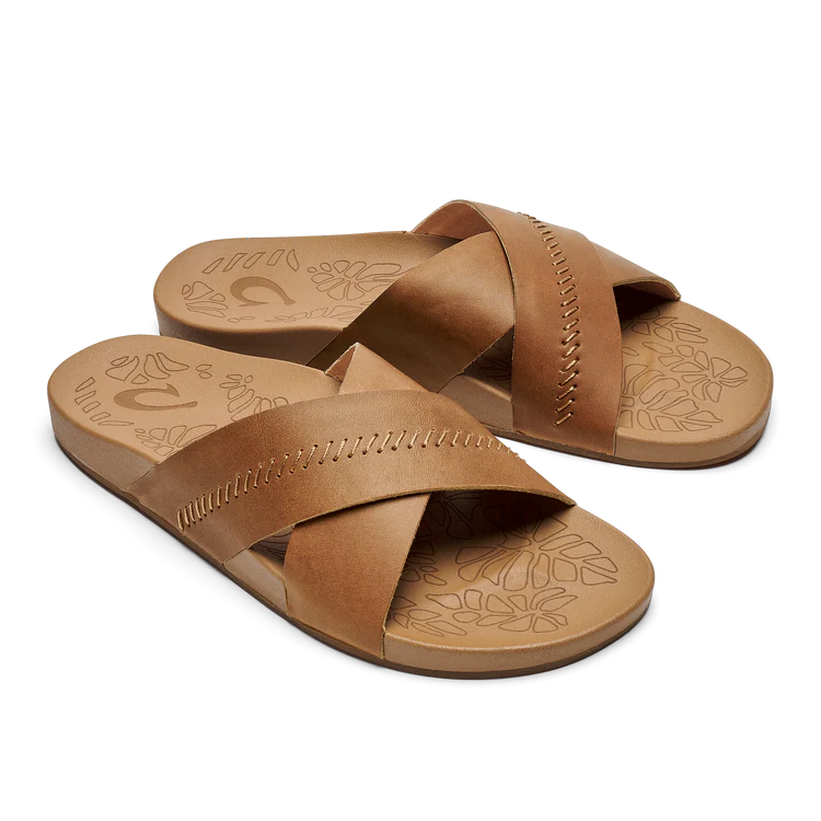 OLUKAI Women's Shoes Olukai Kīpe‘a ‘Olu Women's Slide Sandals || David's Clothing