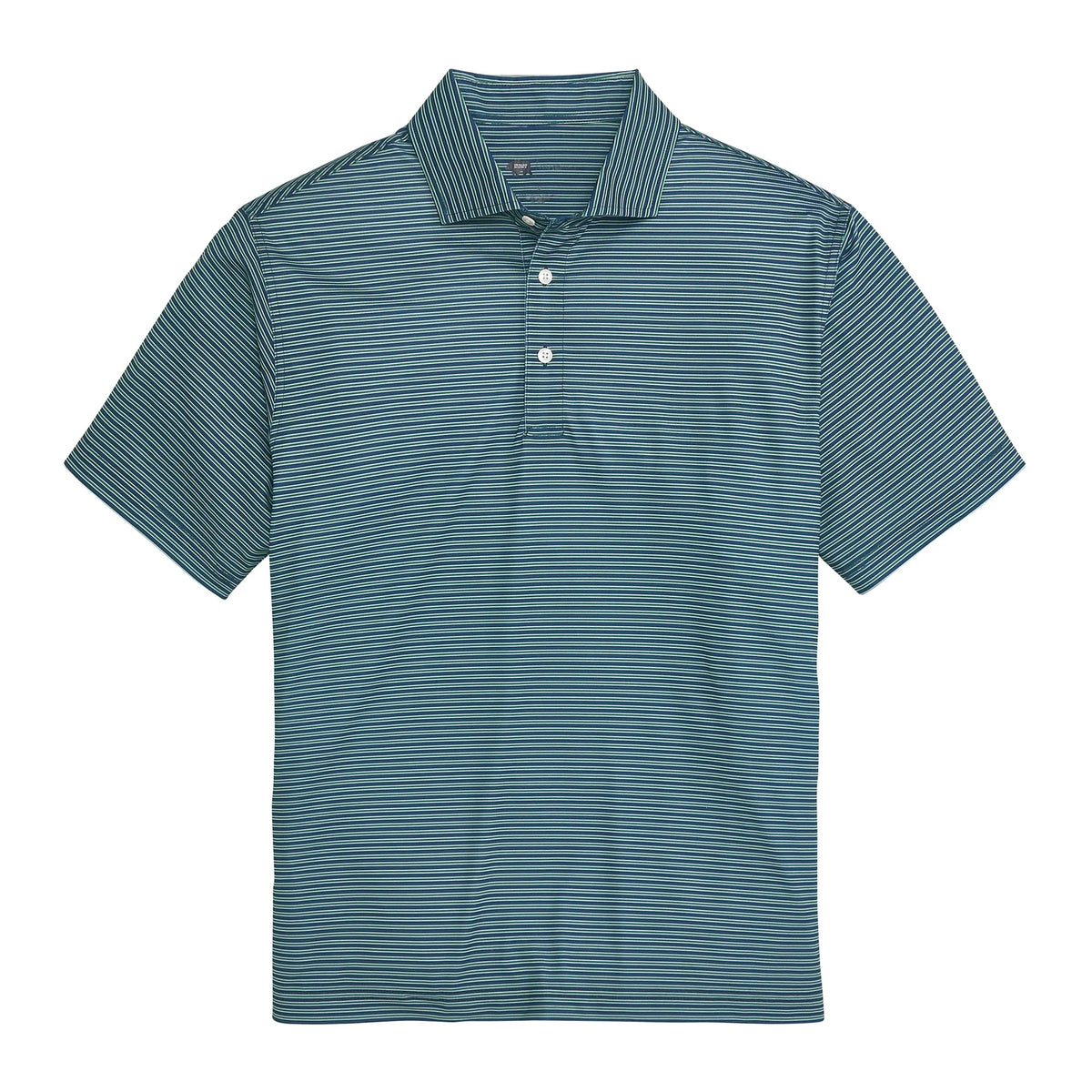 ONWARD RESERVE Men's Polo Onward Reserve Trophy Stripe Performance Pique Polo - Blue Wing Teal
