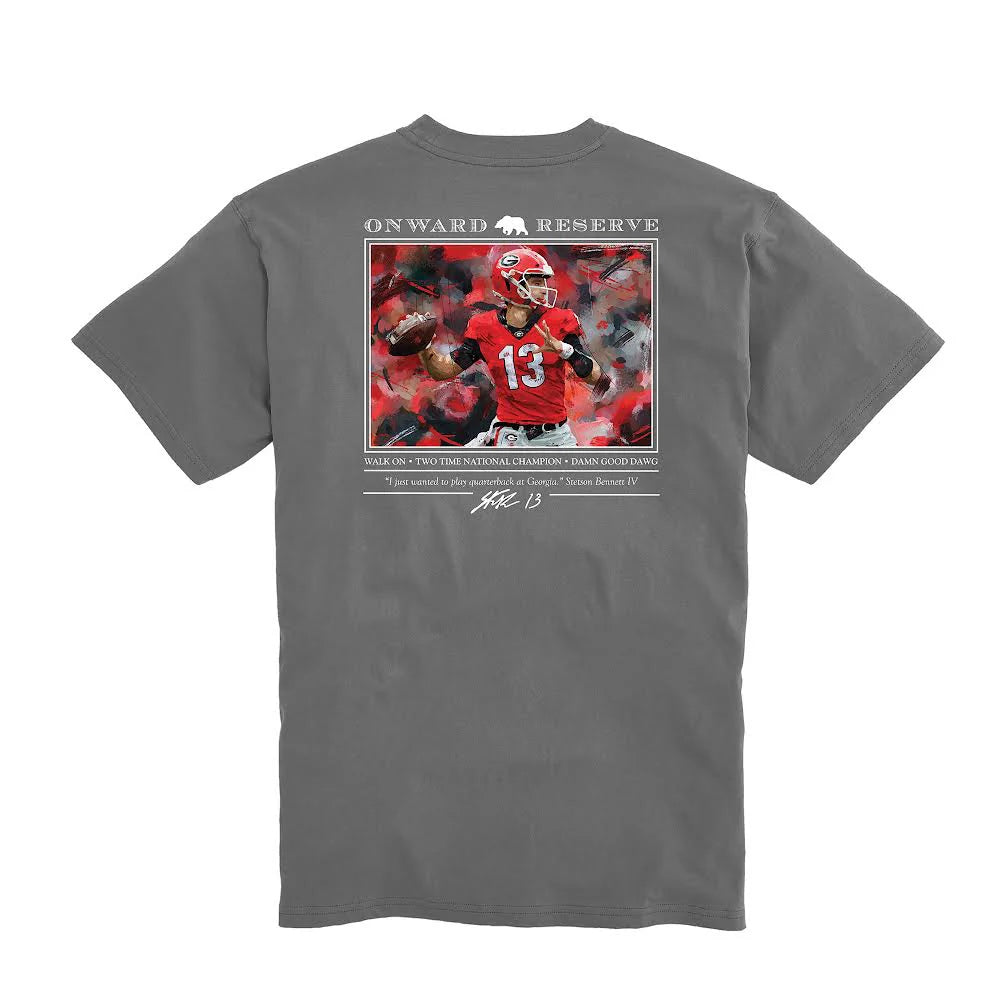 ONWARD RESERVE Men's Tees Onward Reserve Stetson Bennett Tee - Granite