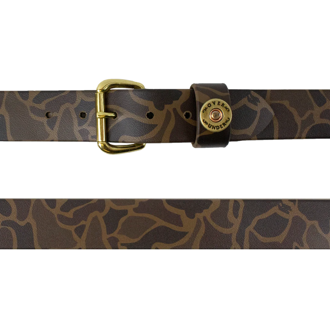 OVER UNDER CLOTHING Men's Belts Over Under Waterproof Single Shot Belt Duck Camo