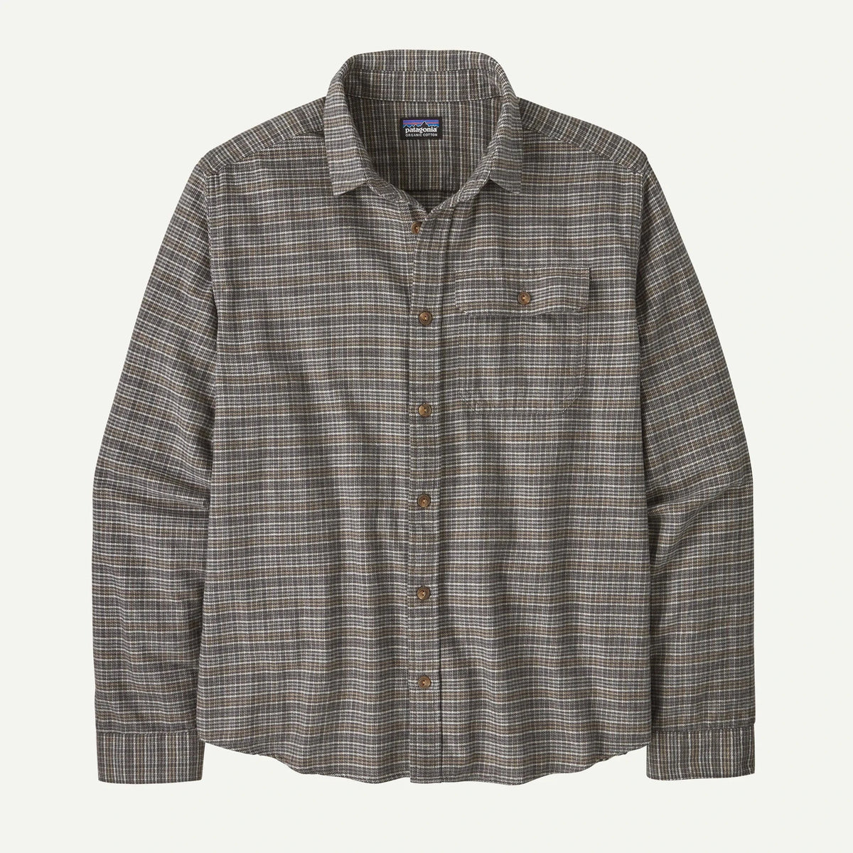 PATAGONIA Men's Sport Shirt Patagonia Men's Long-Sleeved Lightweight Fjord Flannel Shirt