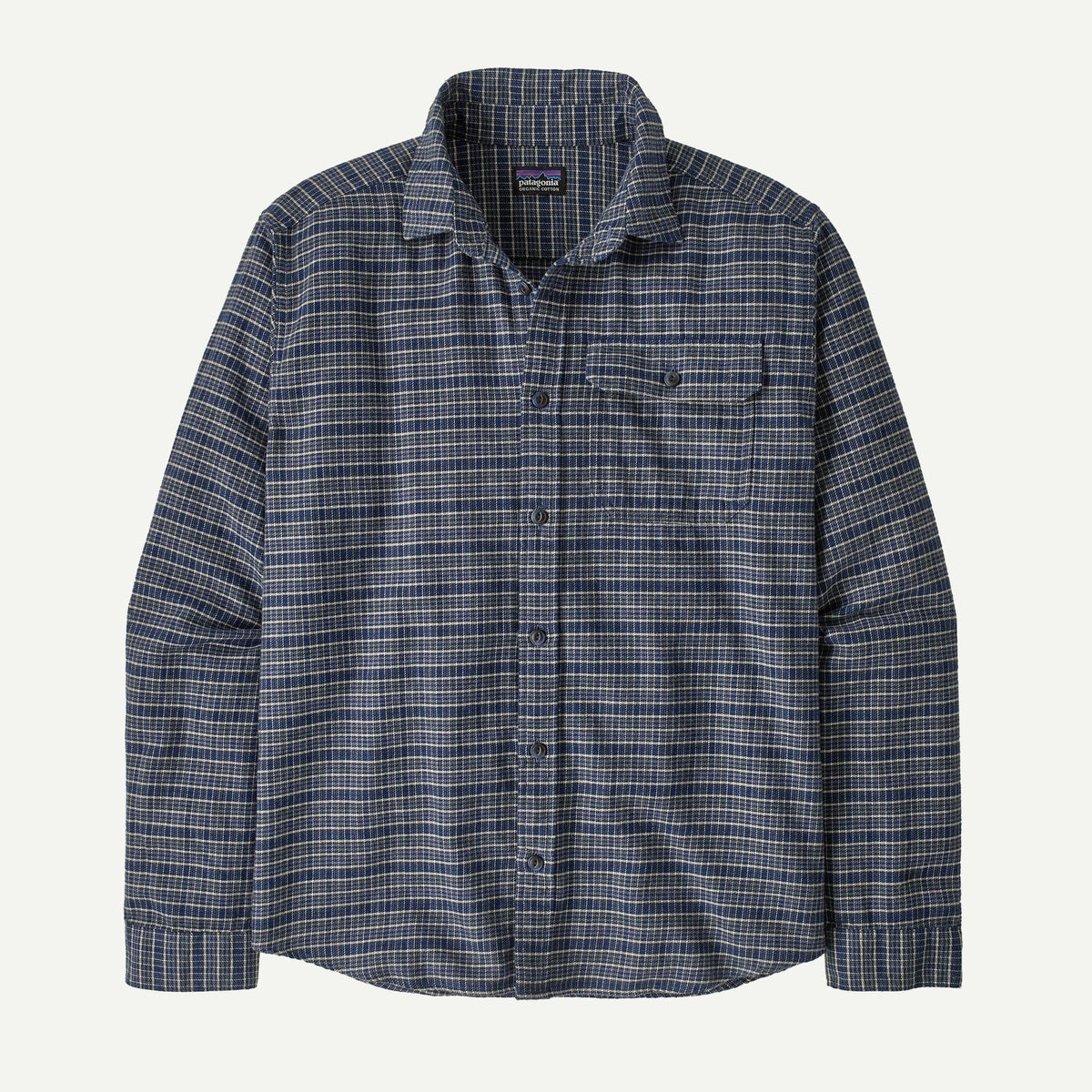 PATAGONIA Men's Sport Shirt SUNKEN BLUE / S Patagonia Men's Long-Sleeved Lightweight Fjord Flannel Shirt 42410TRSN