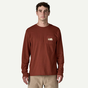PATAGONIA Women's Tees Patagonia Men's Long-Sleeved '73 Skyline Pocket Responsibili-Tee