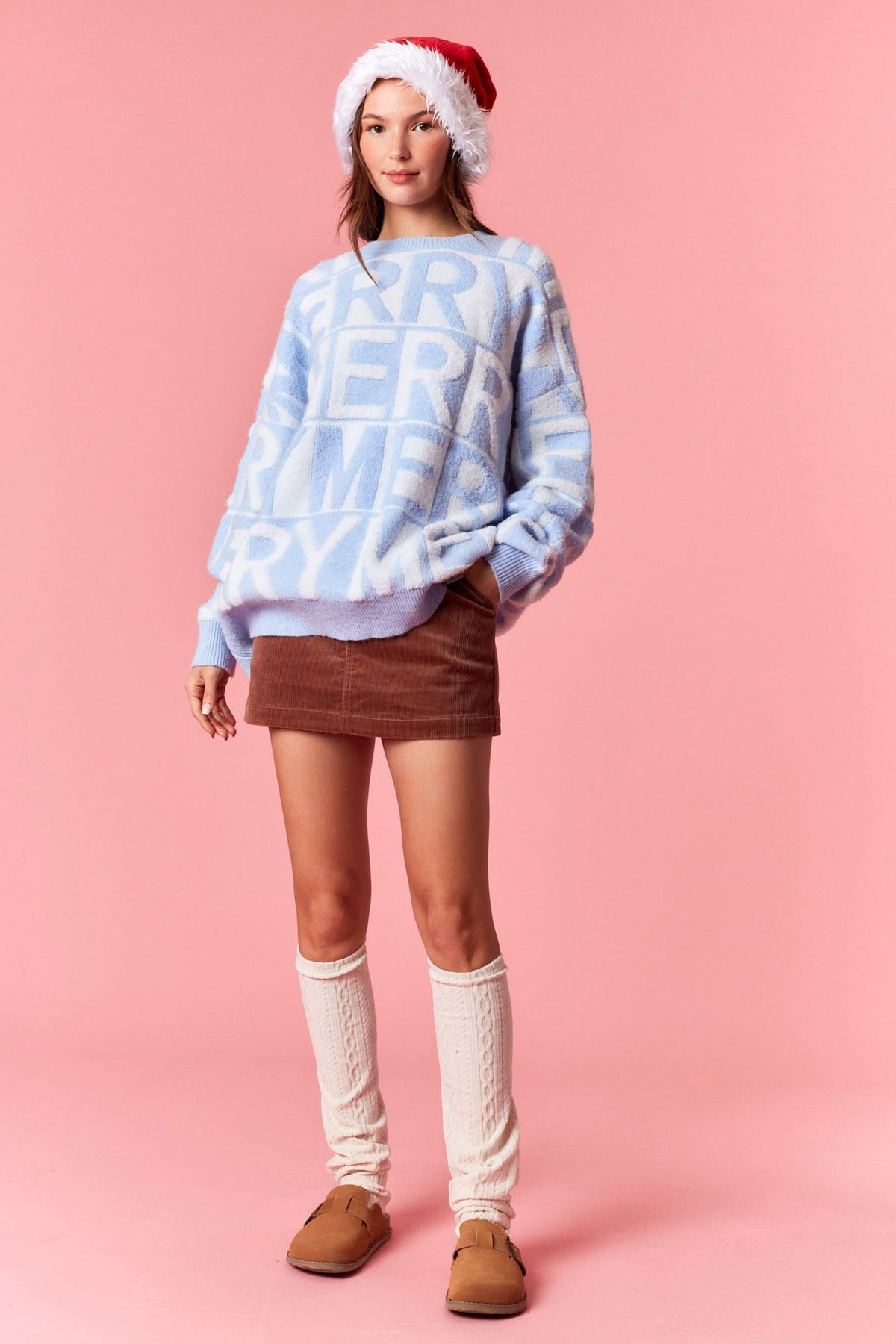 PEACH LOVE Women's Sweaters Merry 3d Yarn Pullover Sweater