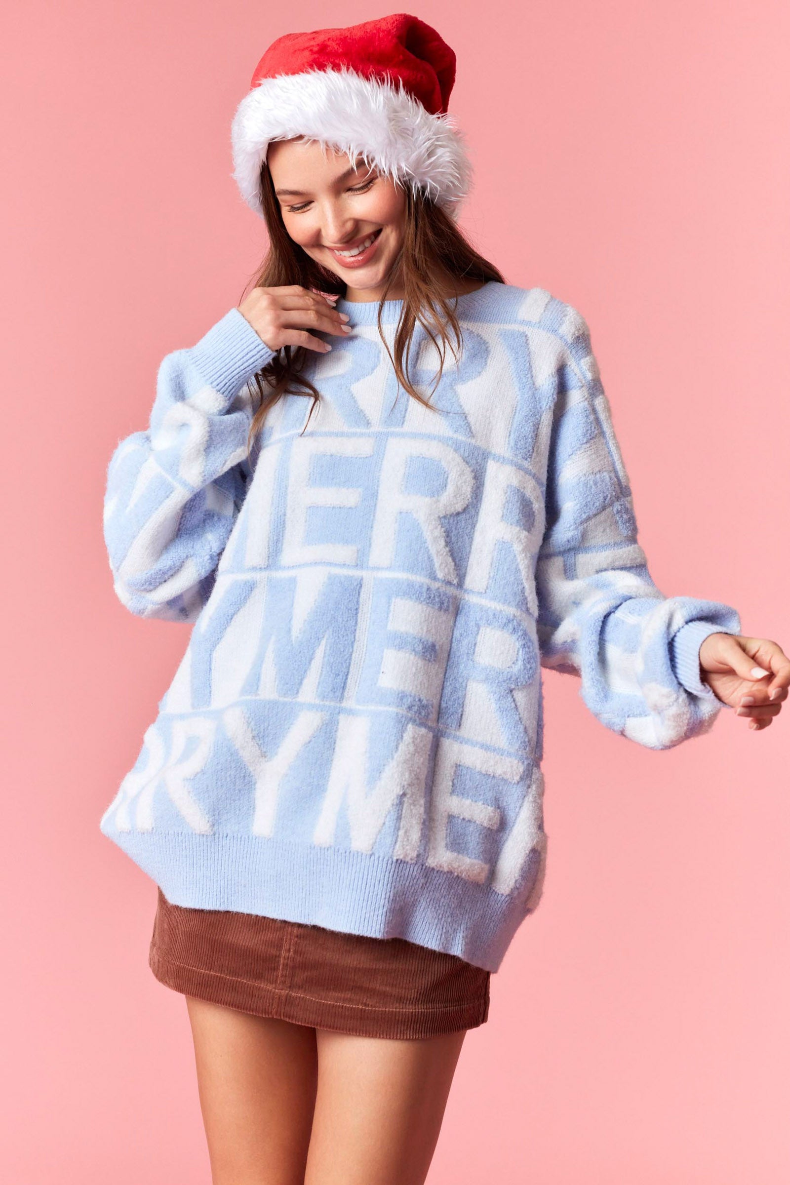PEACH LOVE Women's Sweaters Merry 3d Yarn Pullover Sweater