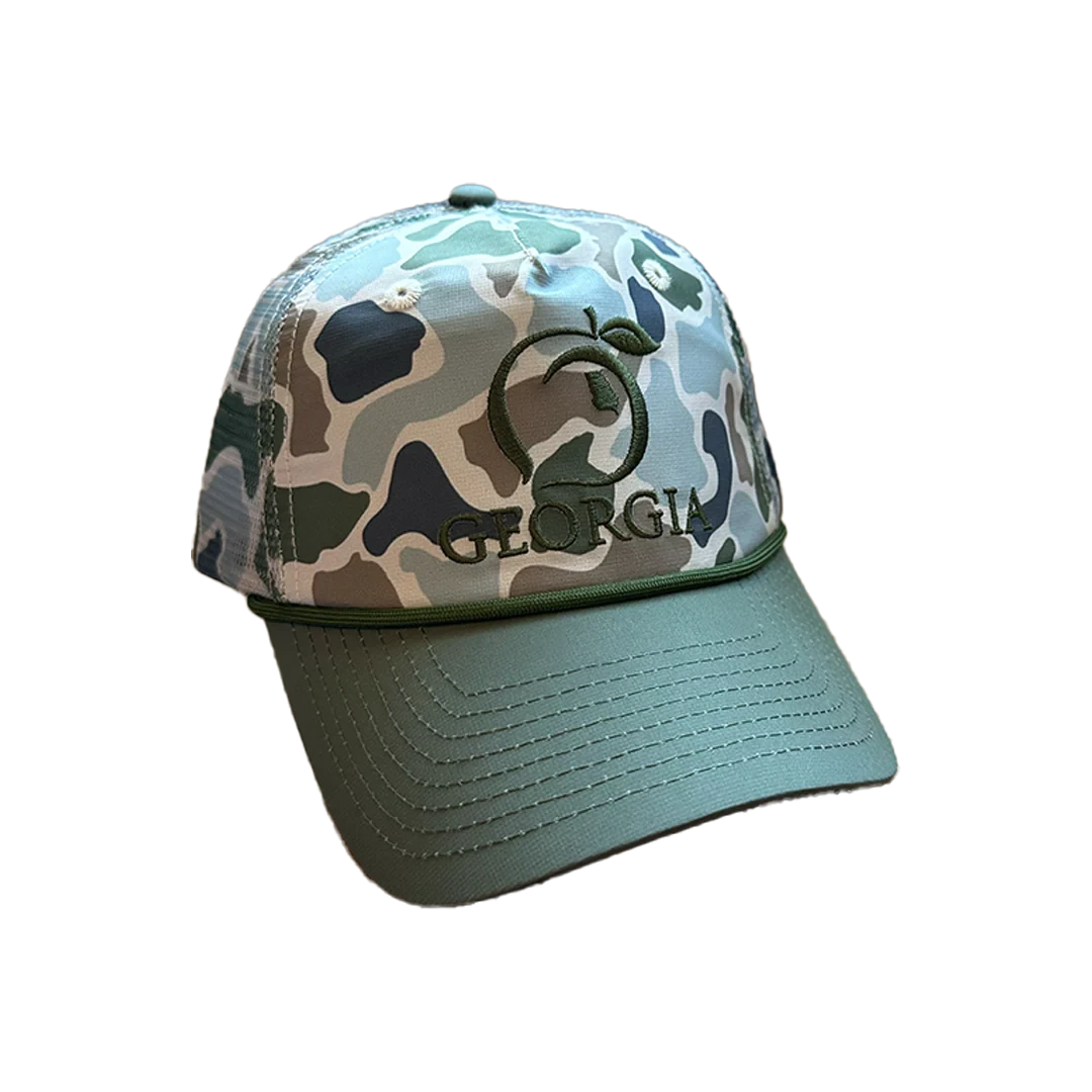PEACH STATE PRIDE Men's Hats CAMO Peach State Pride Original Georgia Performance Hat FCMGMTH